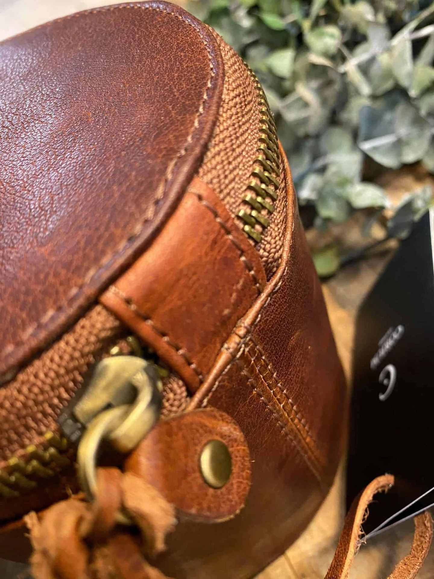 Lærboks, Liten – Cognac
