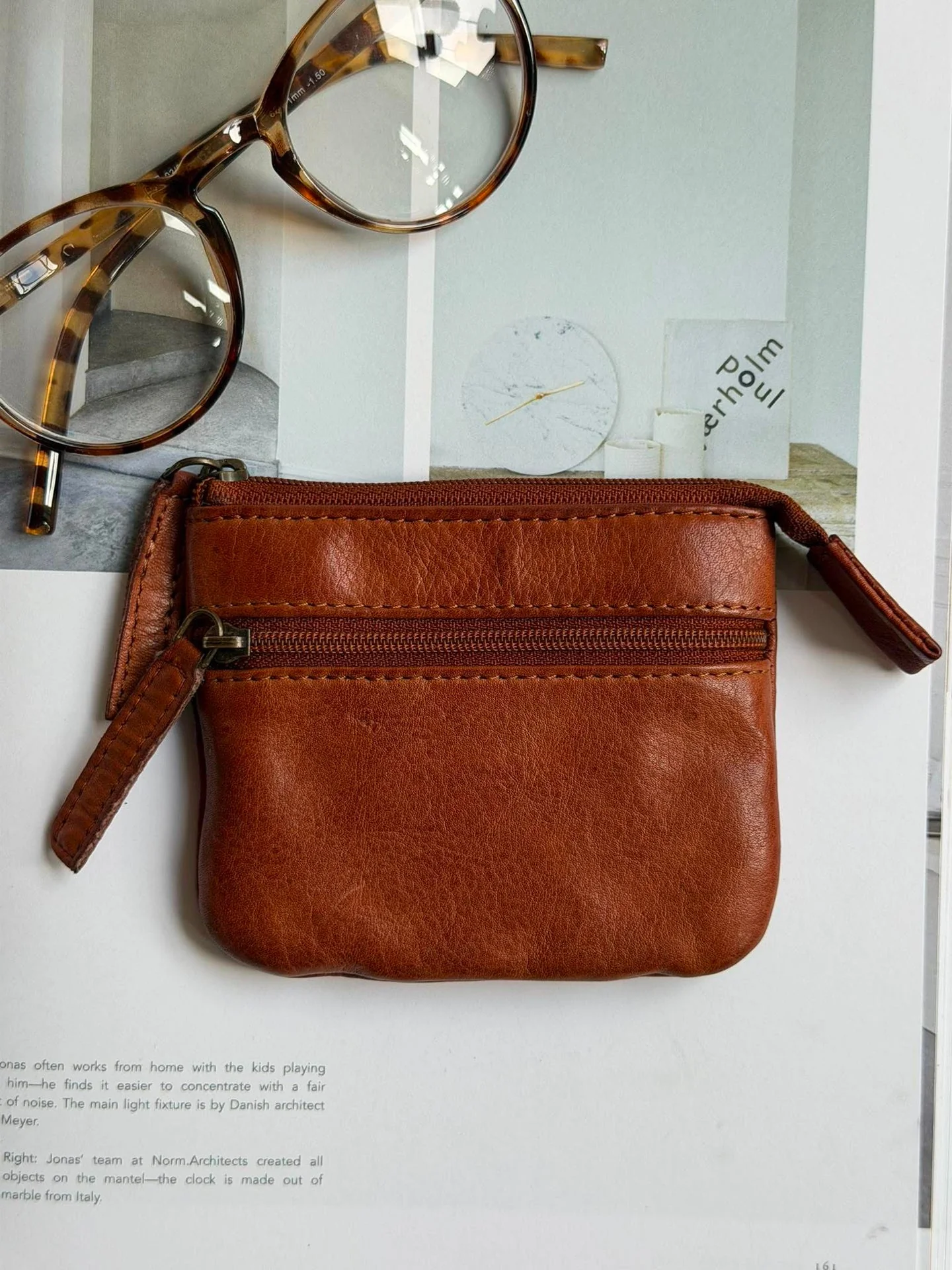 Lommebok - washed dark cognac - Image 2