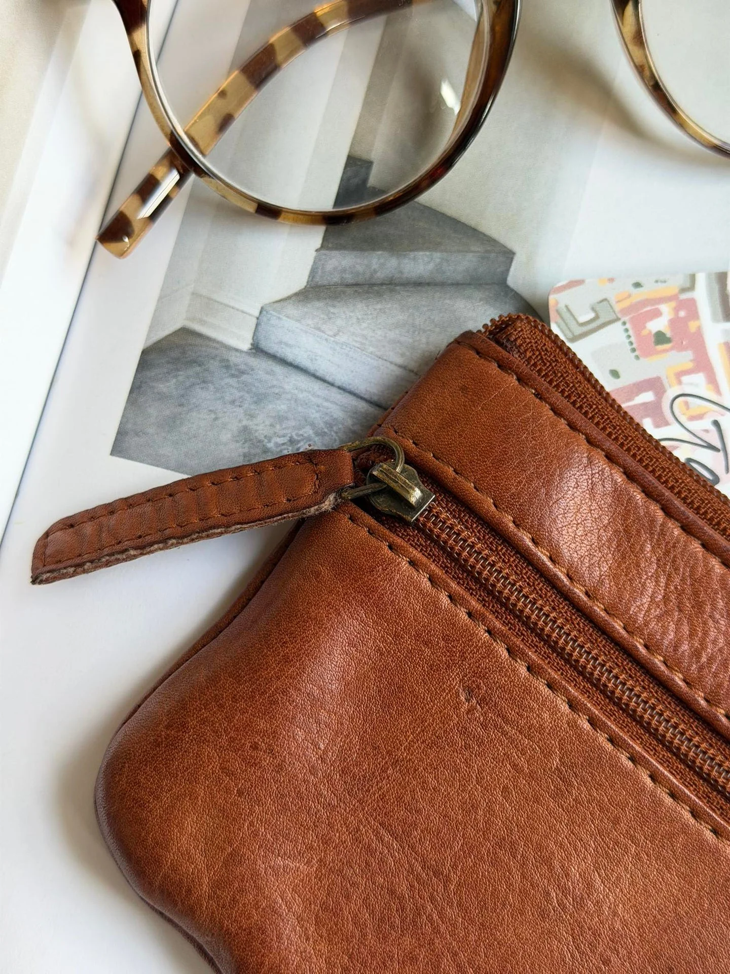 Lommebok - washed dark cognac - Image 3