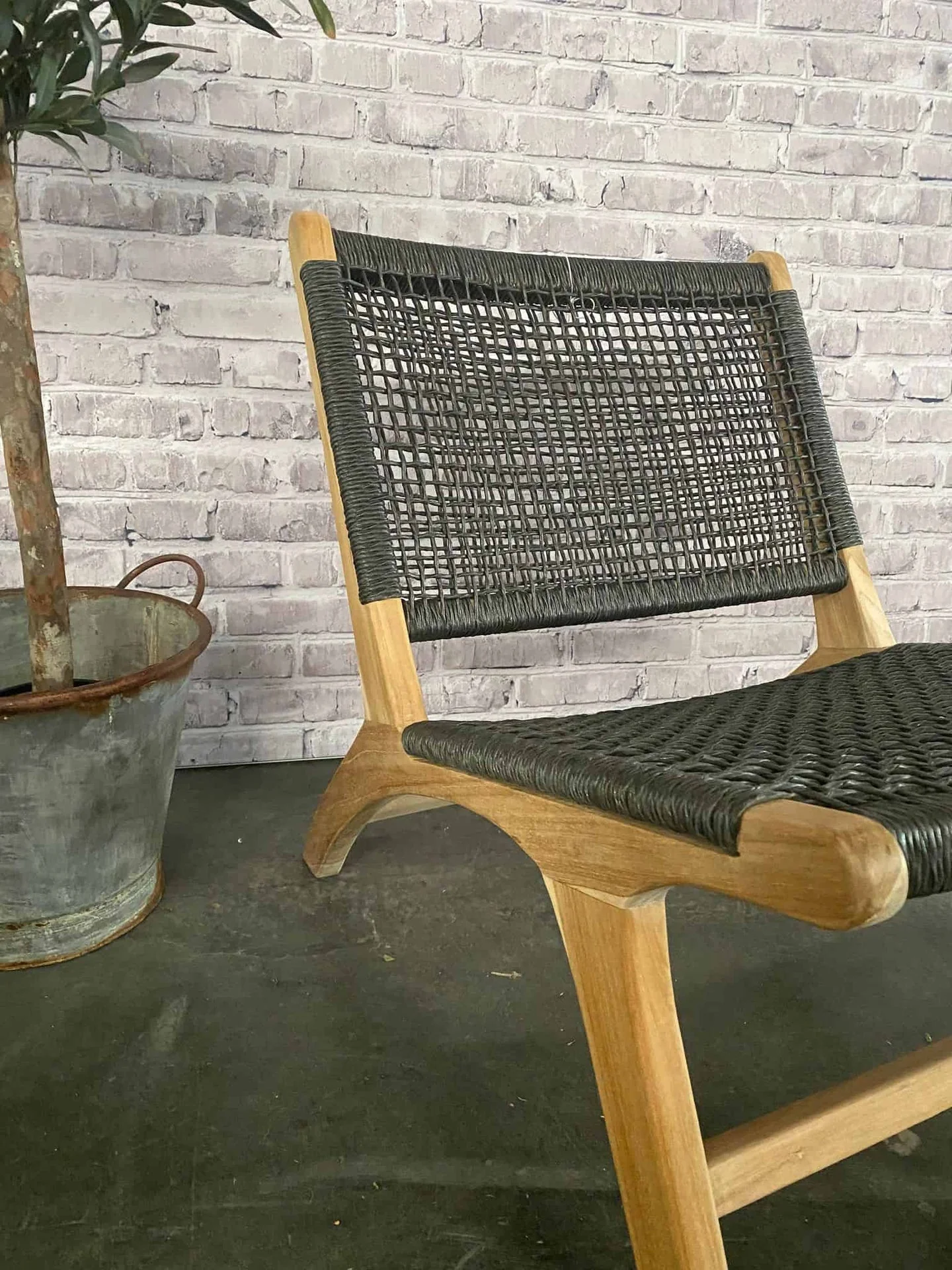 Loungestol i teak - HENTES TILBUD - Image 2