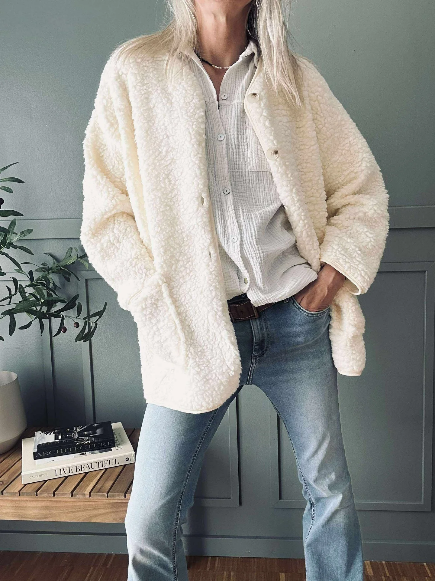 Jakke Lucile Off white - Image 3