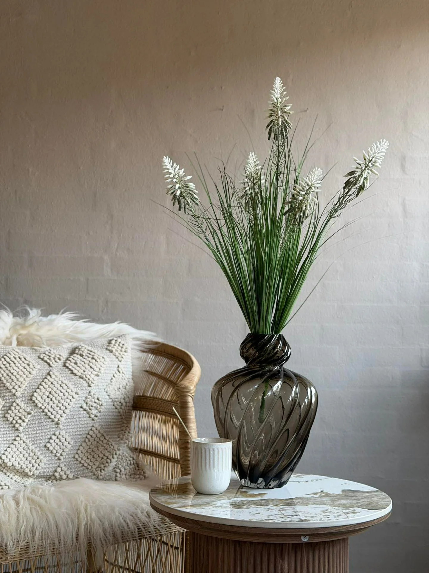 Lupin Hvit i bukett til inne og ute - 70 cm - Image 9