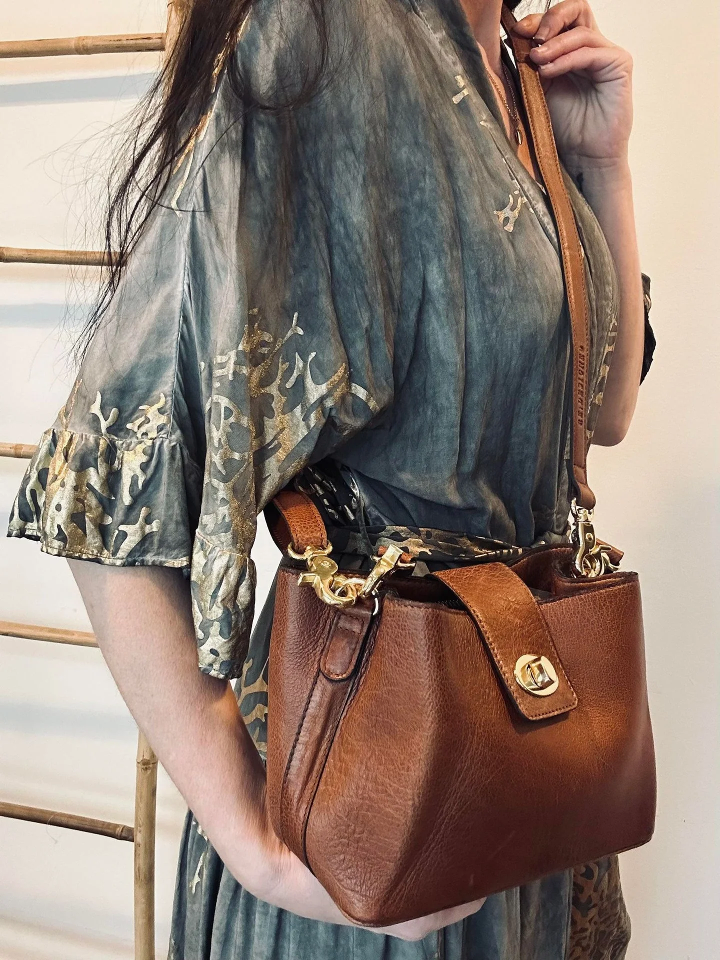 Crossbody Lux walnut Mini - Image 2