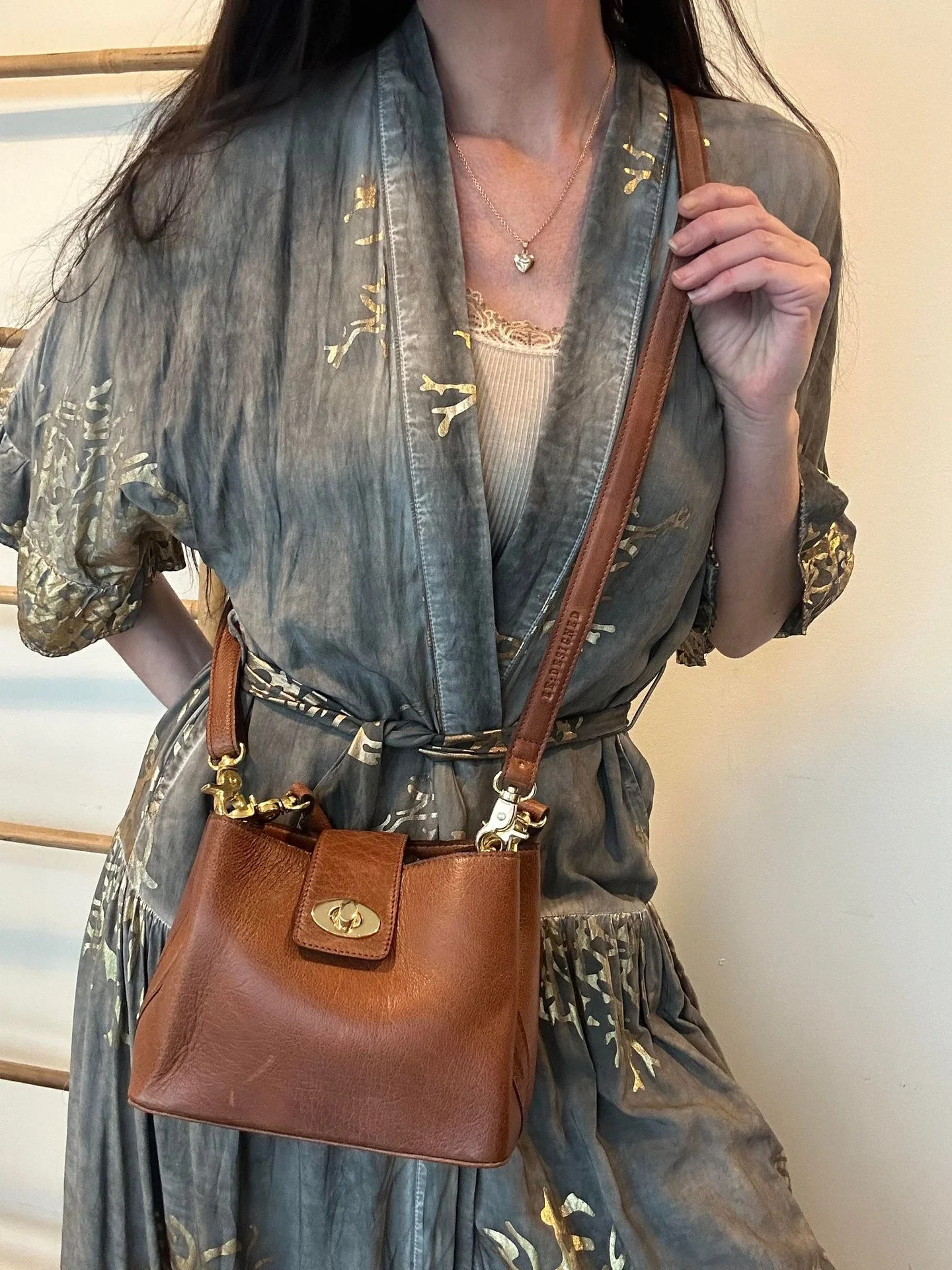 Crossbody Lux walnut Mini - Image 3
