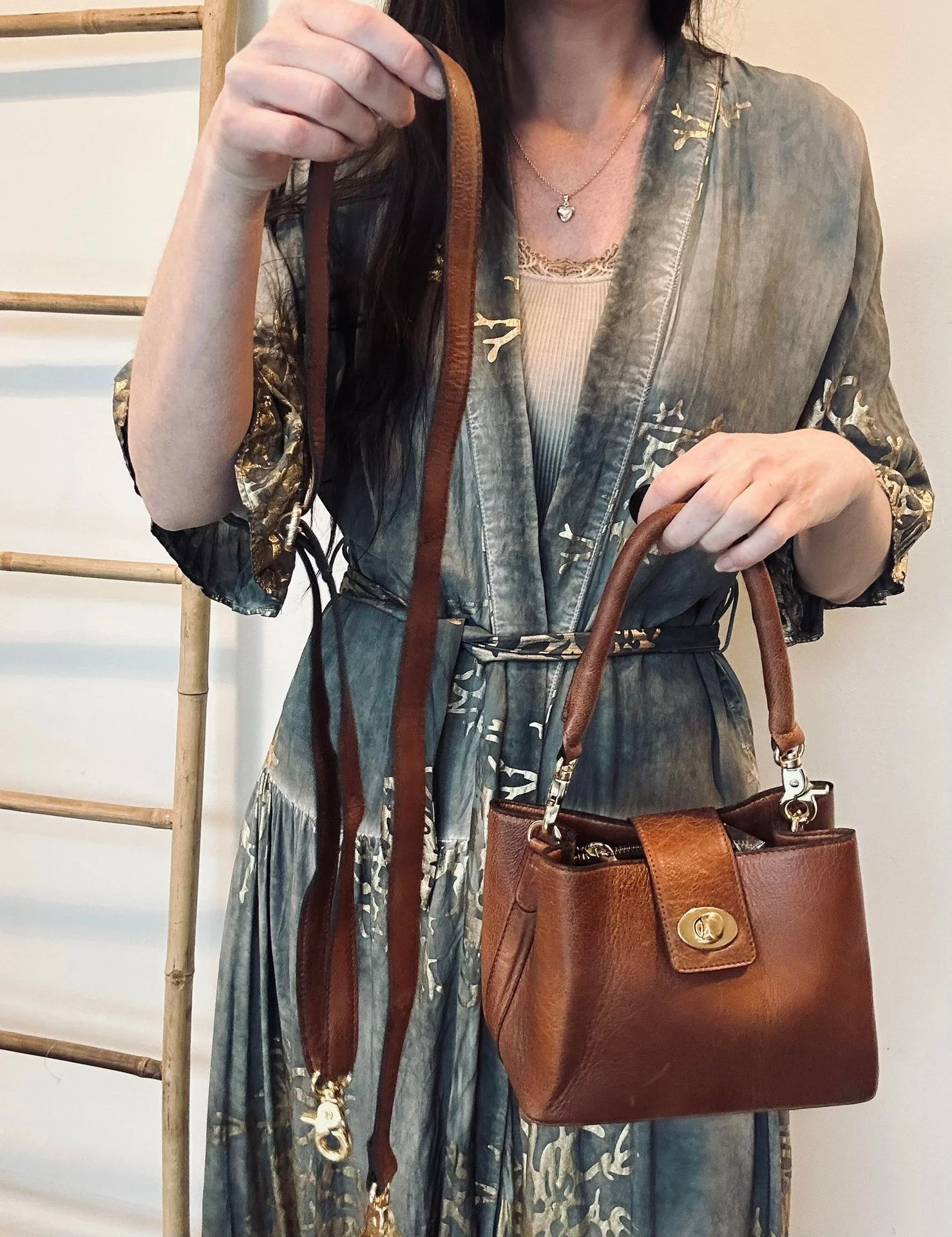 Crossbody Lux walnut Mini - Image 5