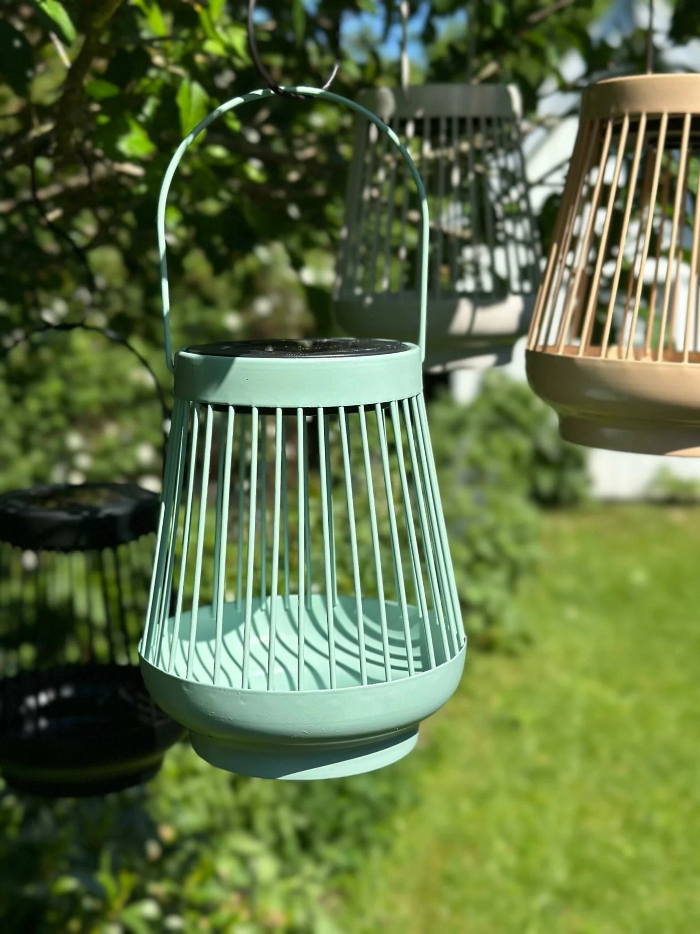 Lanterne ZANDA med solceller – Mint - Image 4