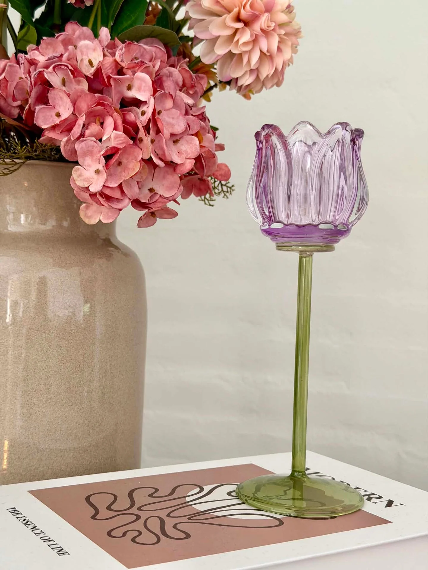 Lysestake Tulipan - Lilla - Image 3
