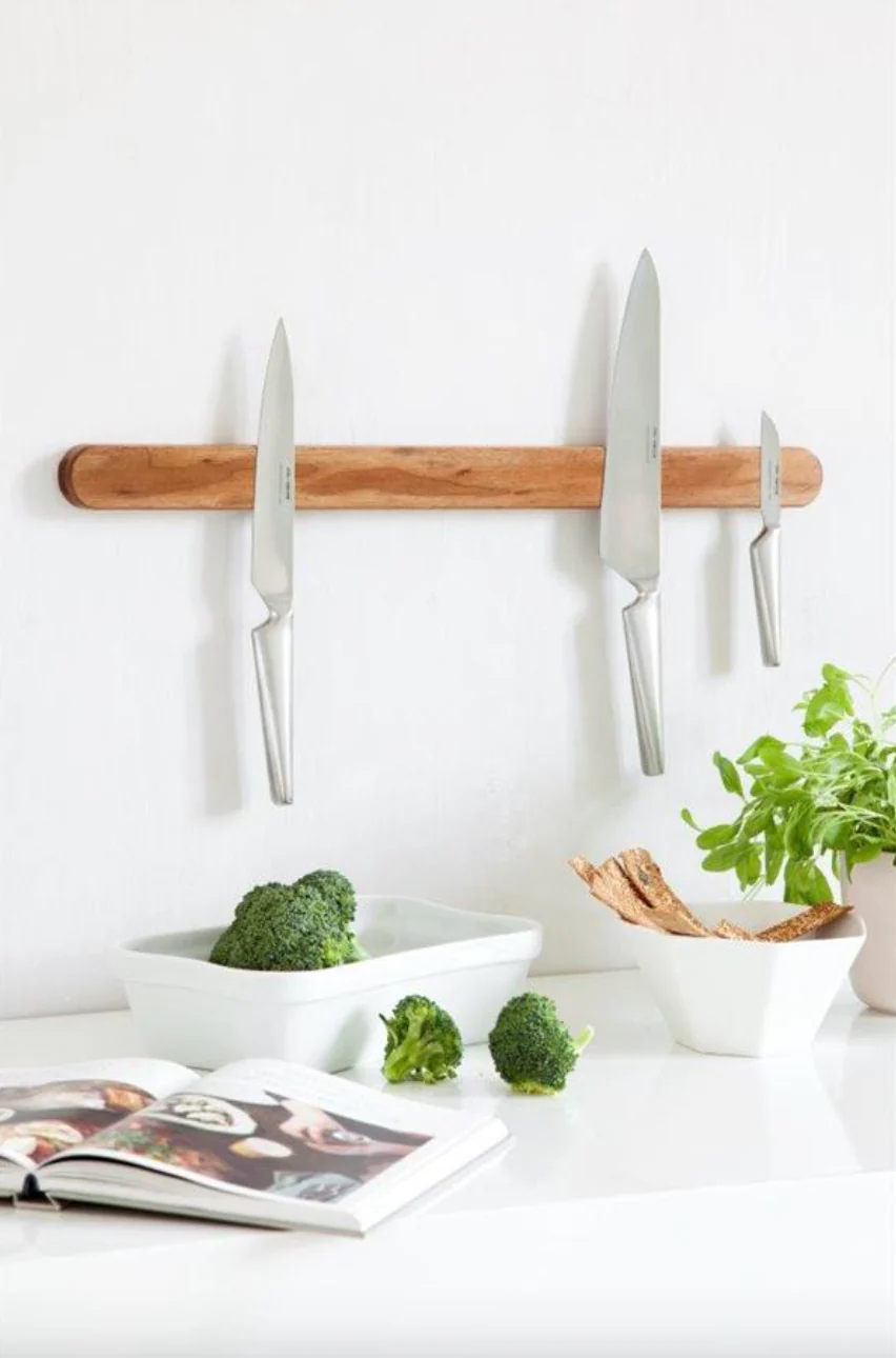 Magnetisk knivholder - Eik 59 cm