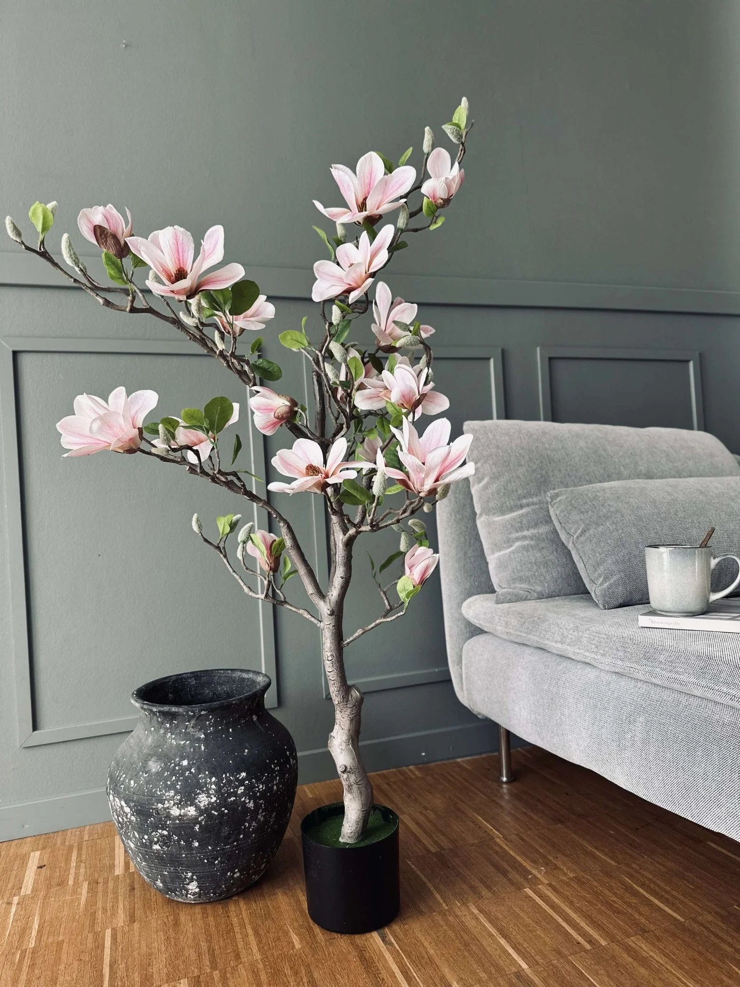 Magnoliatre i potte - 120 cm Rosa - Image 6