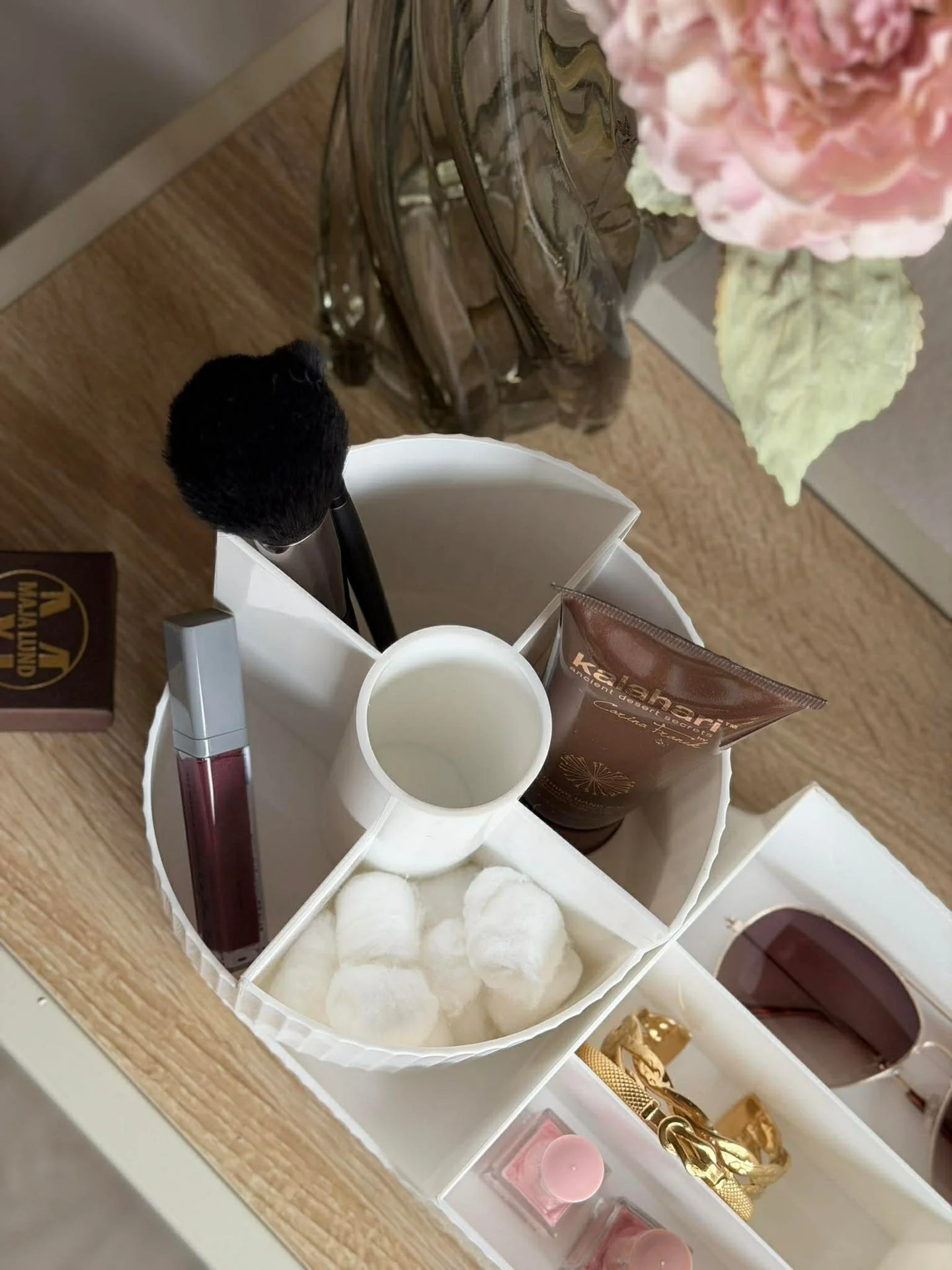 Makeup-organizer 9 rom med dreiefunksjon - Image 3