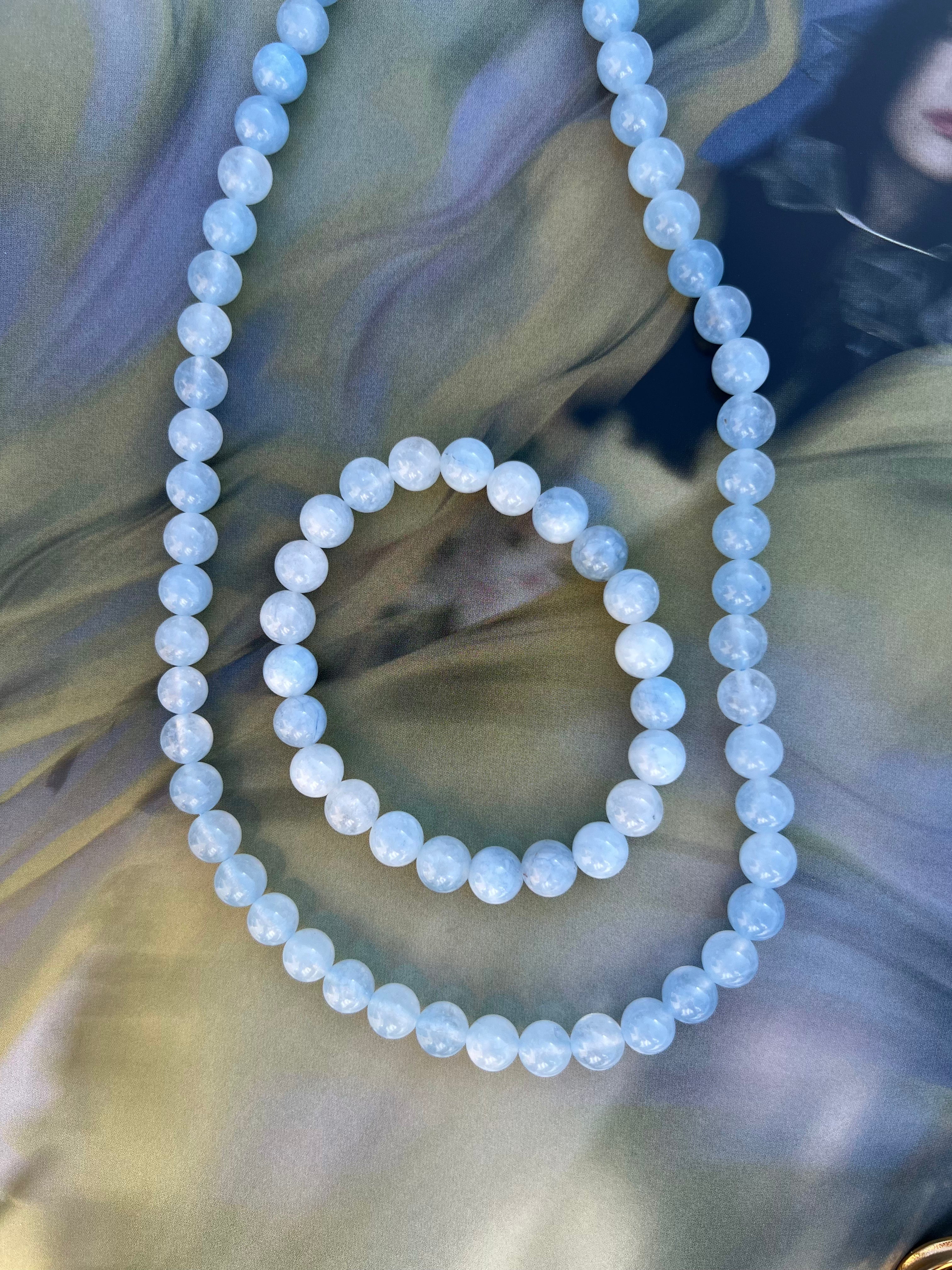 Halskjede Mary Ice blue - Image 2