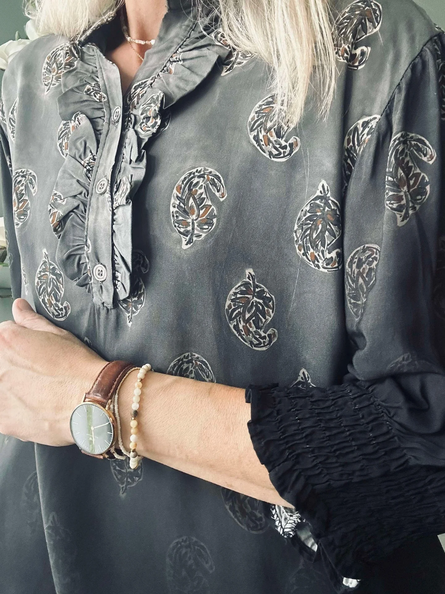 Bluse MdcUnnur - Grey Faded - Image 5
