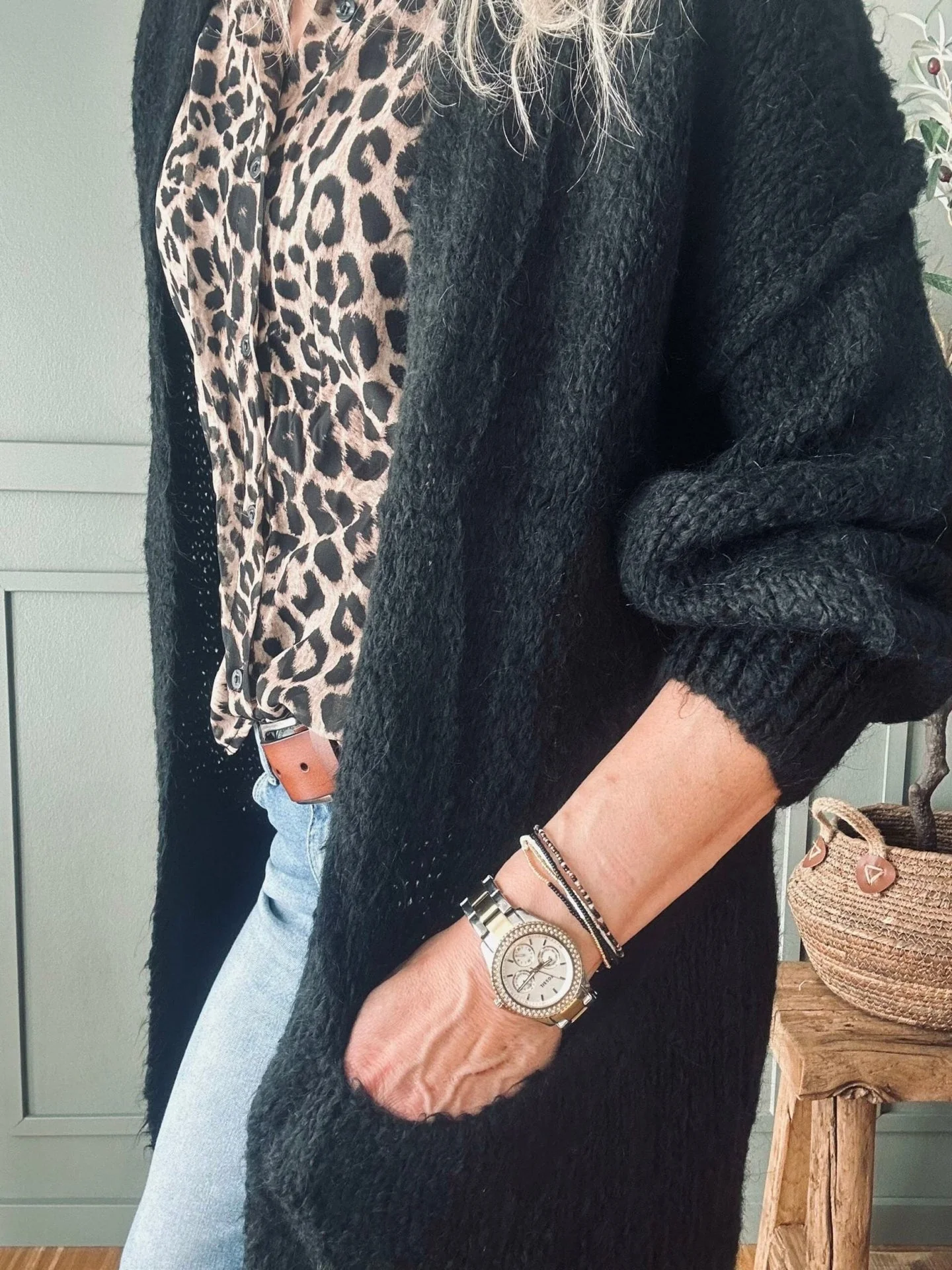 Cardigan Megan black - Image 5