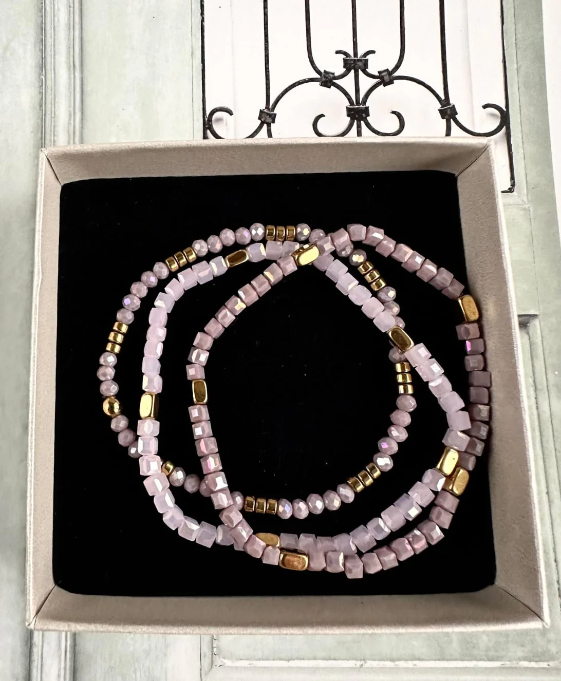 Armbånd Merle – Lavendel mix 1 stk - Image 2
