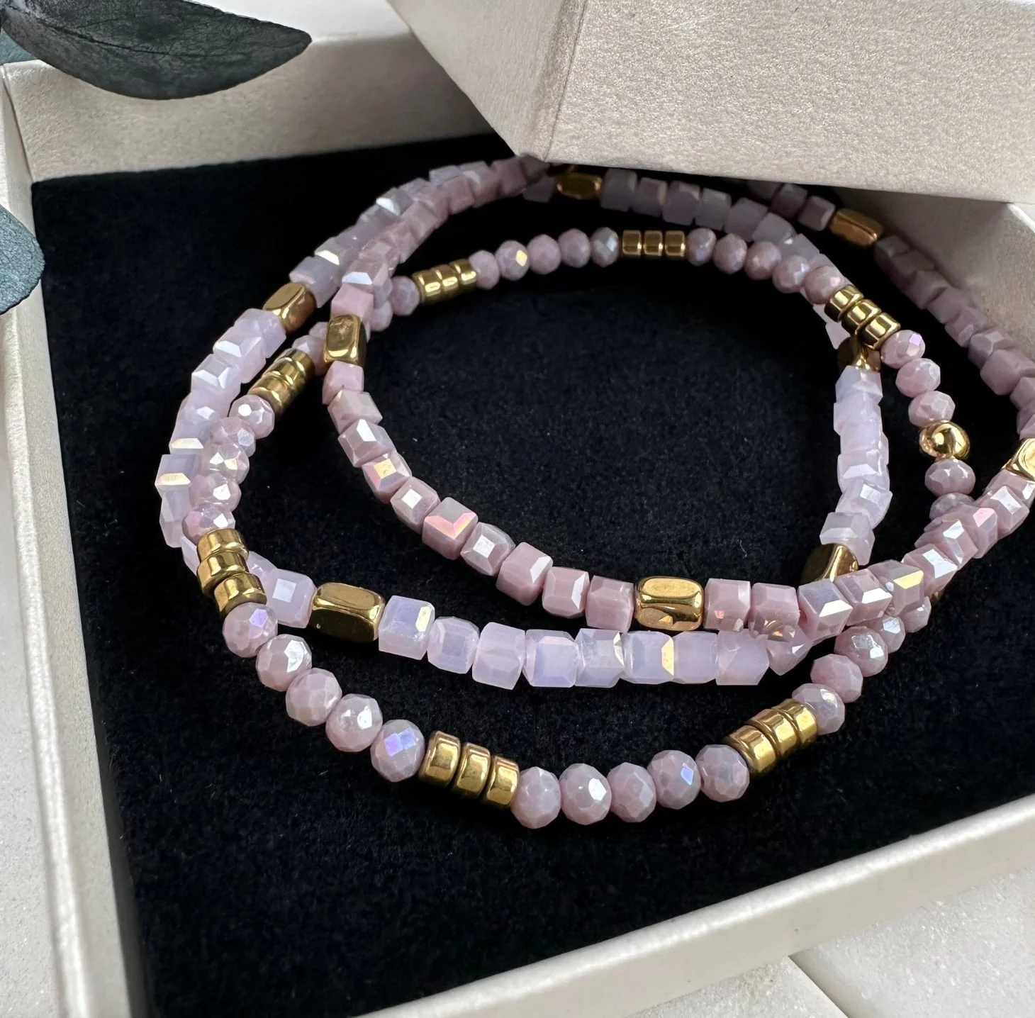 Armbånd Merle – Lavendel mix 1 stk - Image 3