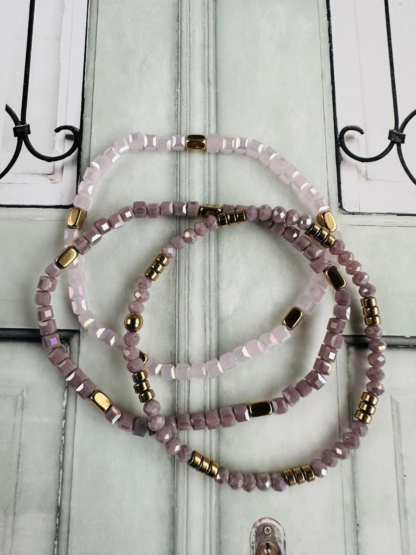 Armbånd Merle – Lavendel mix 1 stk - Image 6