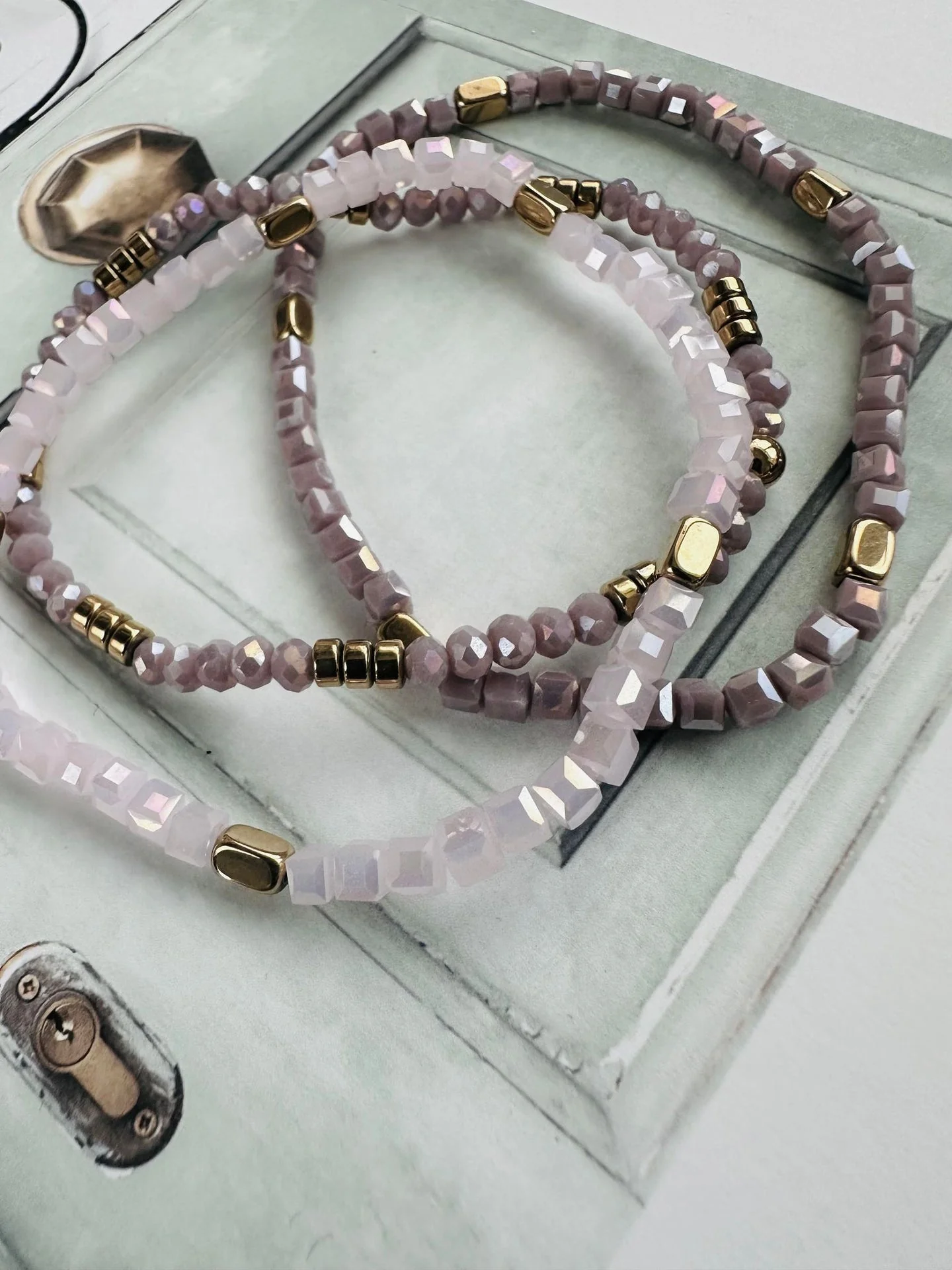 Armbånd Merle – Lavendel mix 1 stk - Image 7
