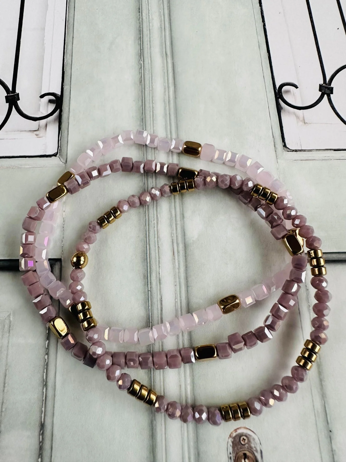 Armbånd Merle – Lavendel mix 1 stk - Image 8