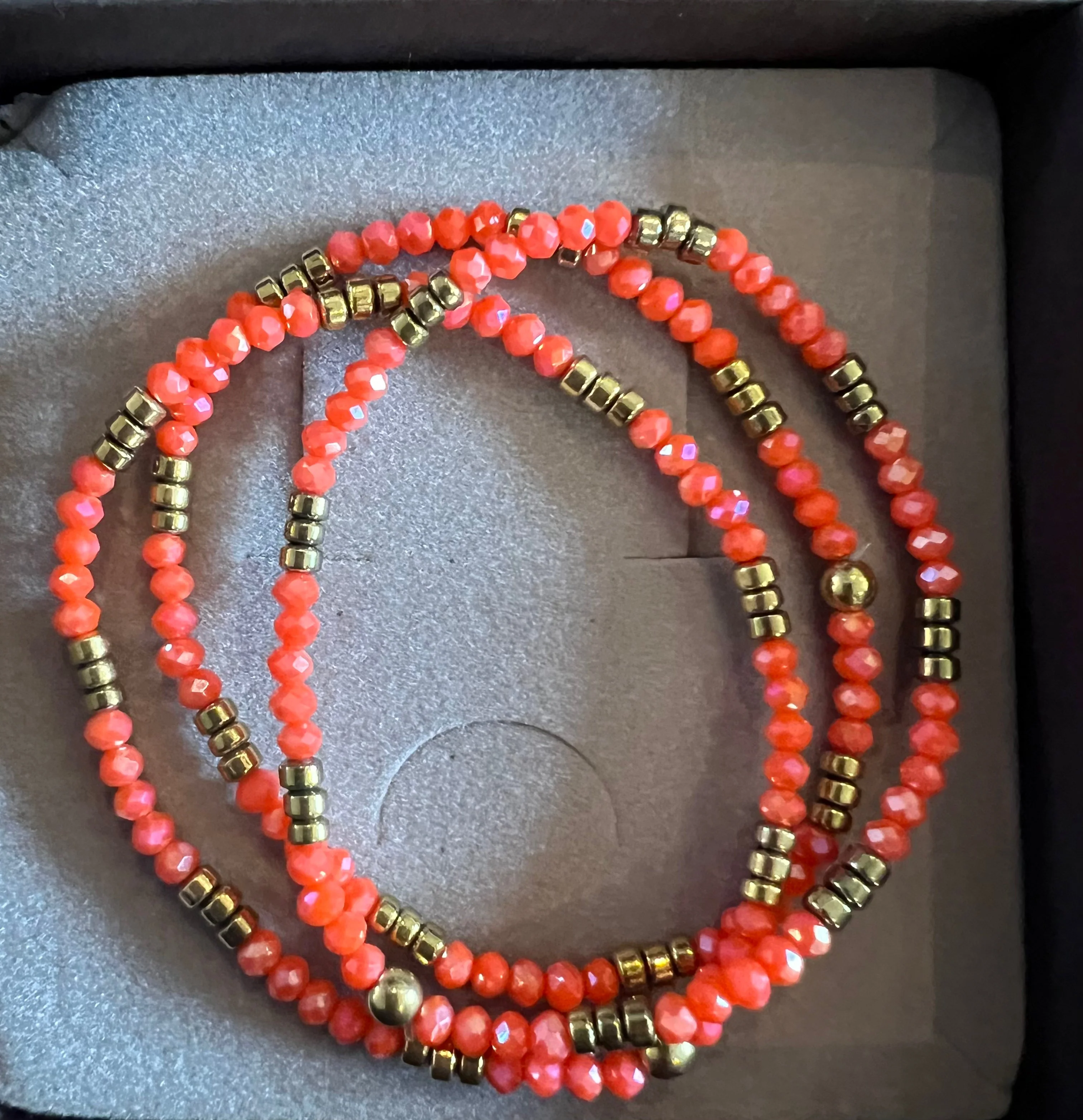 Armbånd Merle Orange - Sett med 3 stk - Image 2