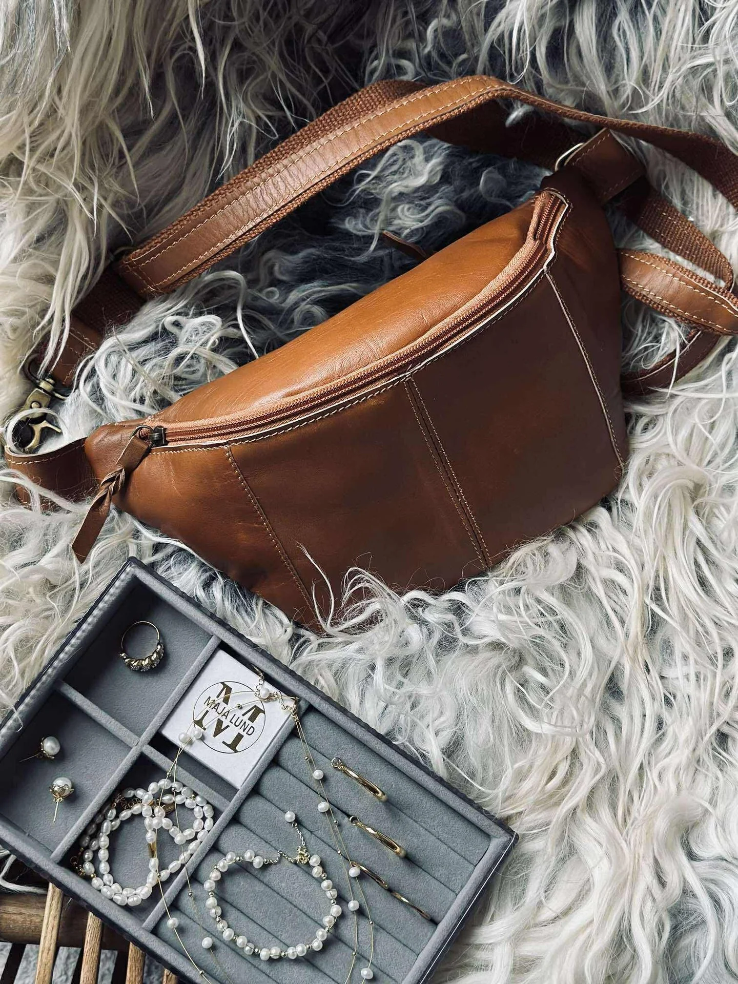 Bumbag Anna - Cognac - Image 10