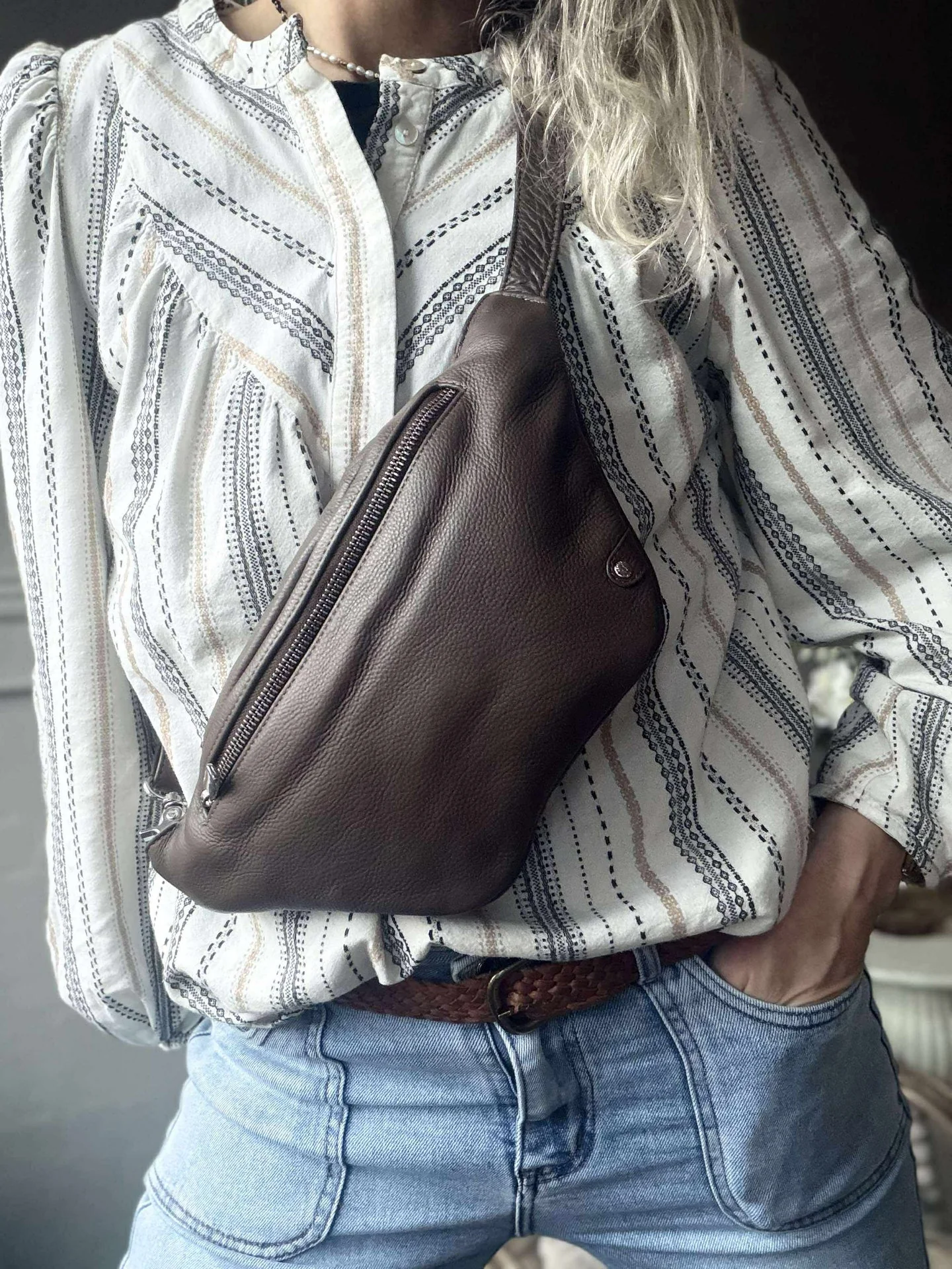 Bumbag Aura - Dark taupe - Image 3