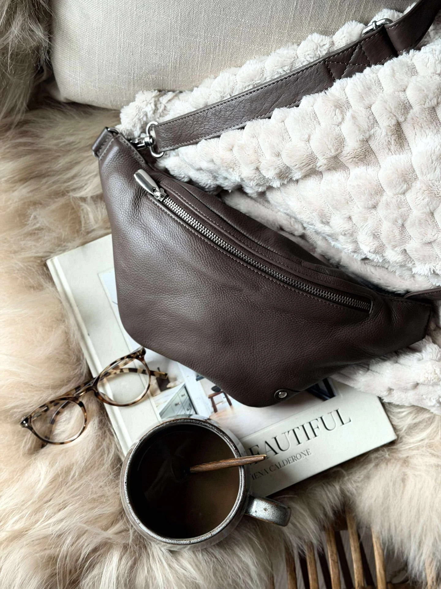 Bumbag Aura - Dark taupe - Image 4