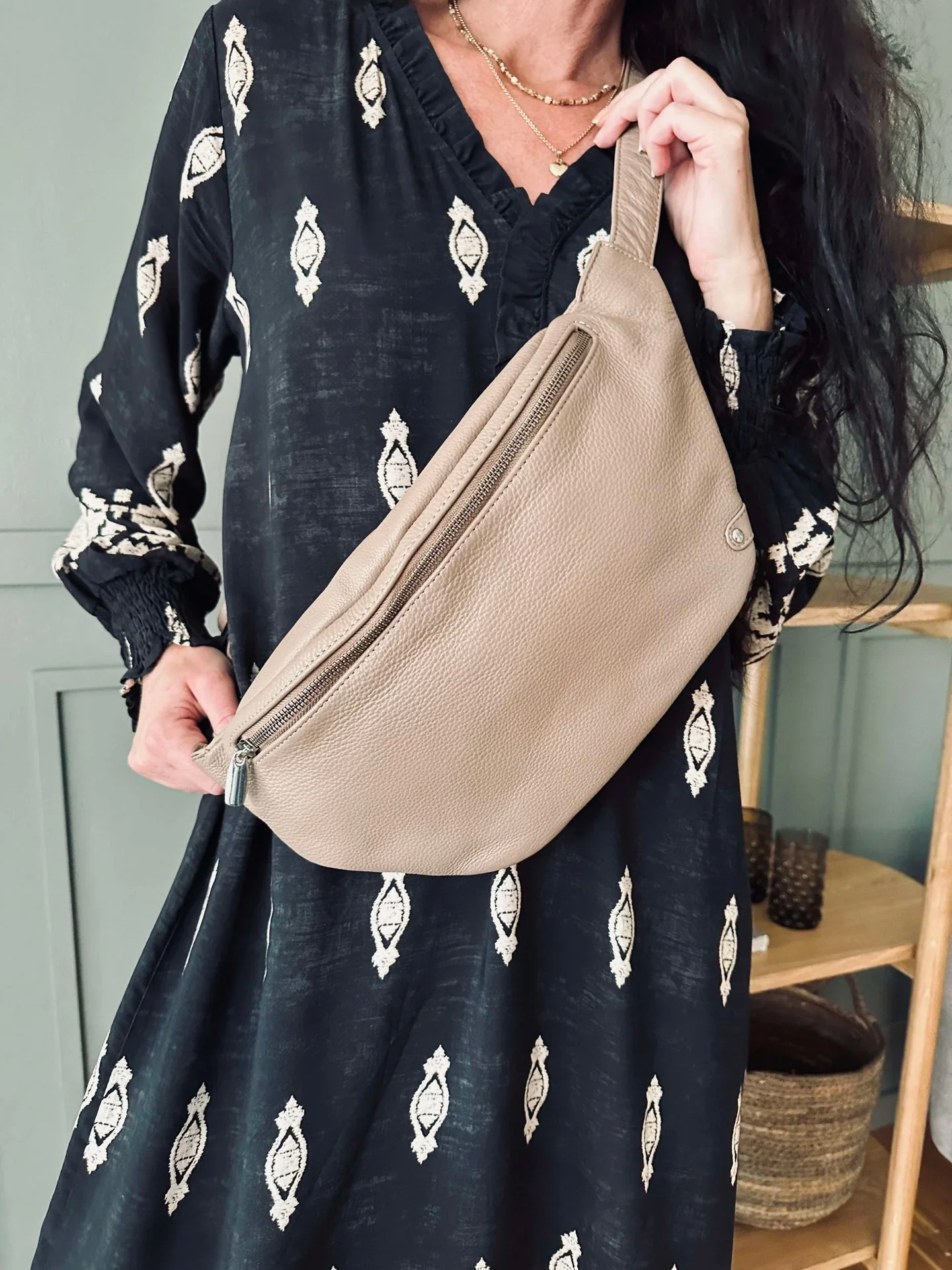 Bumbag Aura Big Dusty Taupe