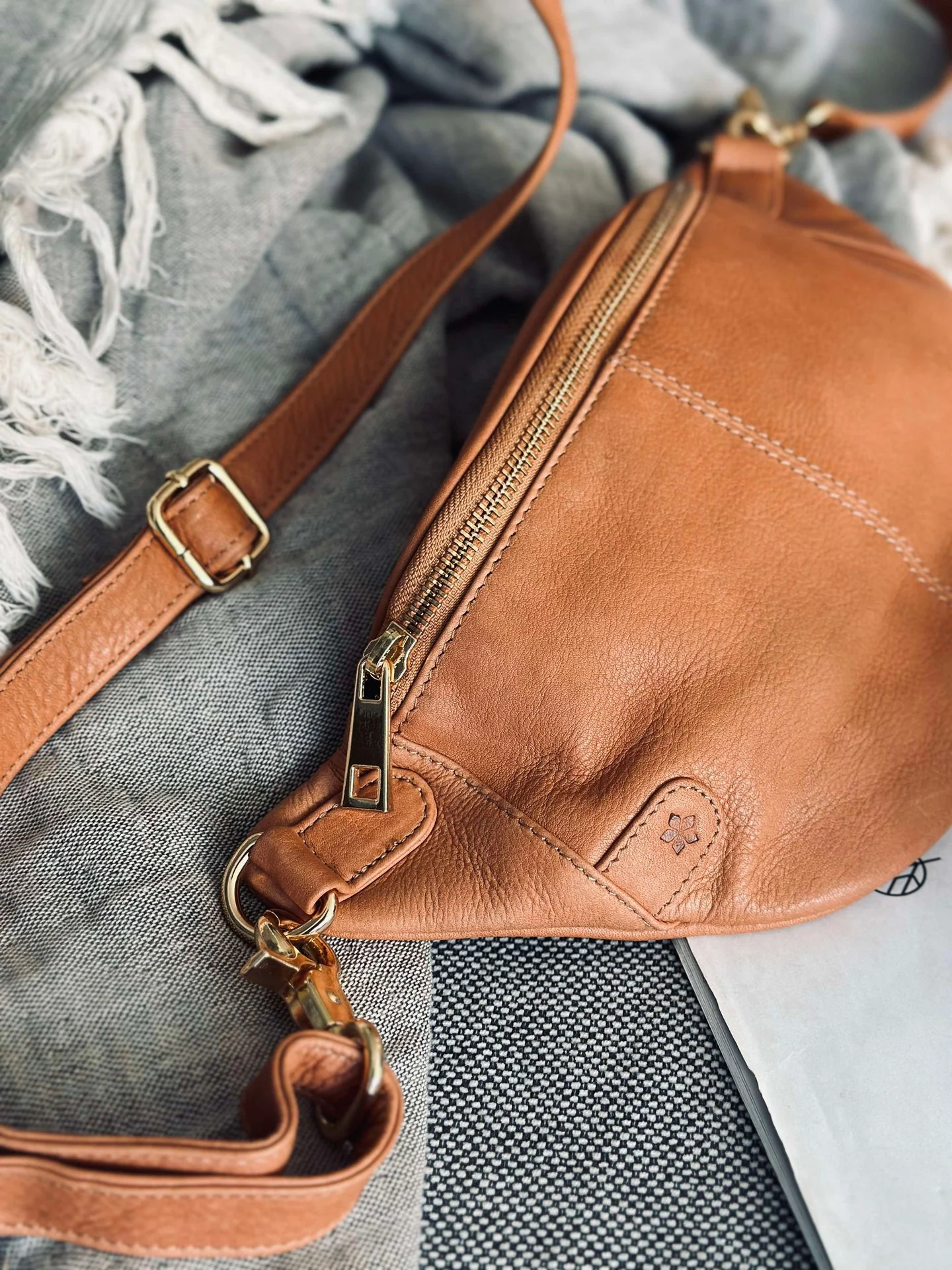 Bumbag Molly - Cognac / gull - Image 3