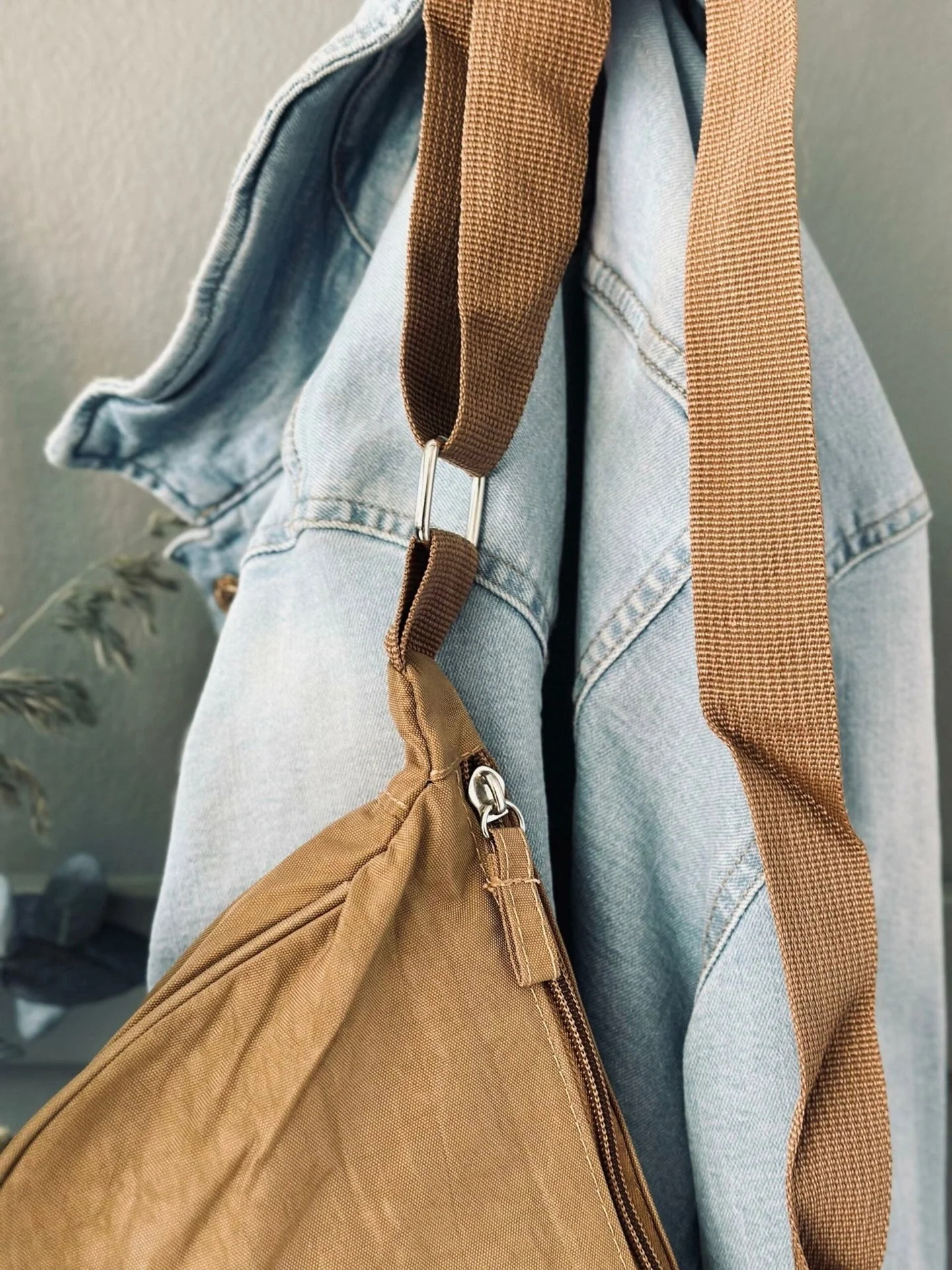 Mageveske nylon – Camel - Image 3