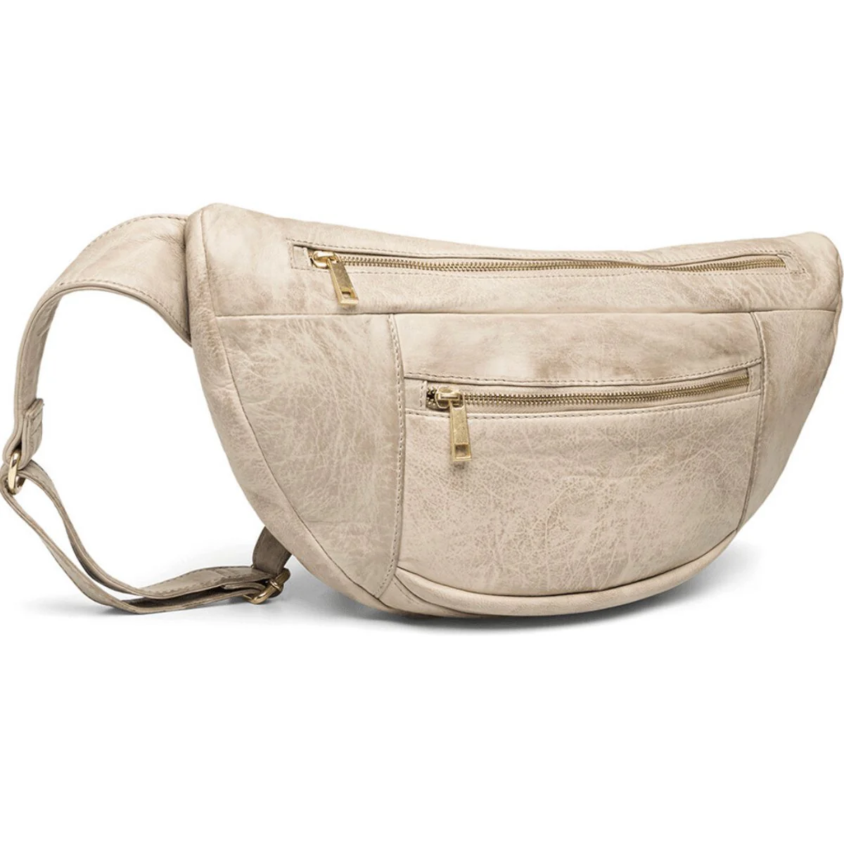 Belteveske XL MIRA – Sand / Gold - Image 9
