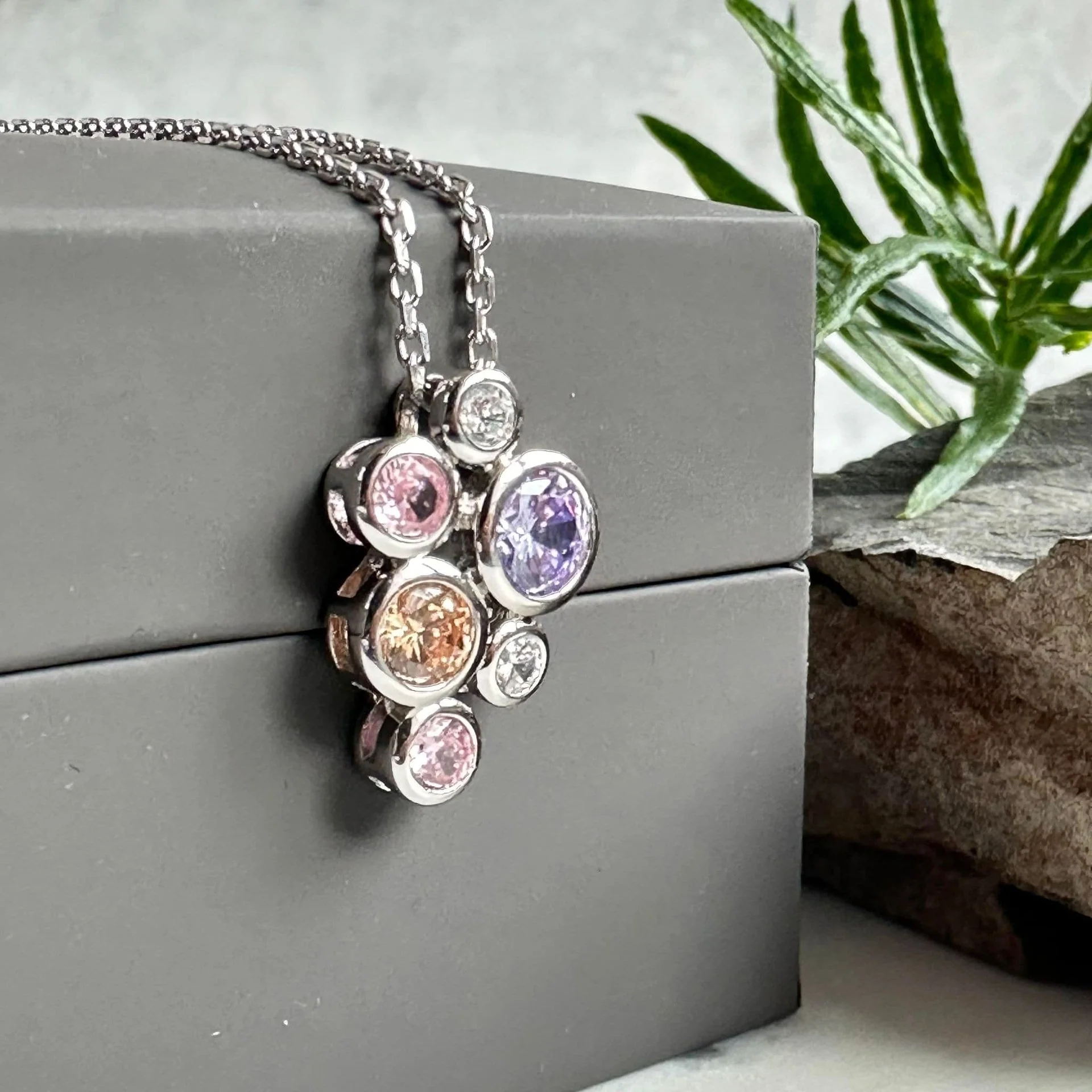 Halskjede Miriam Color - Sterling Silver