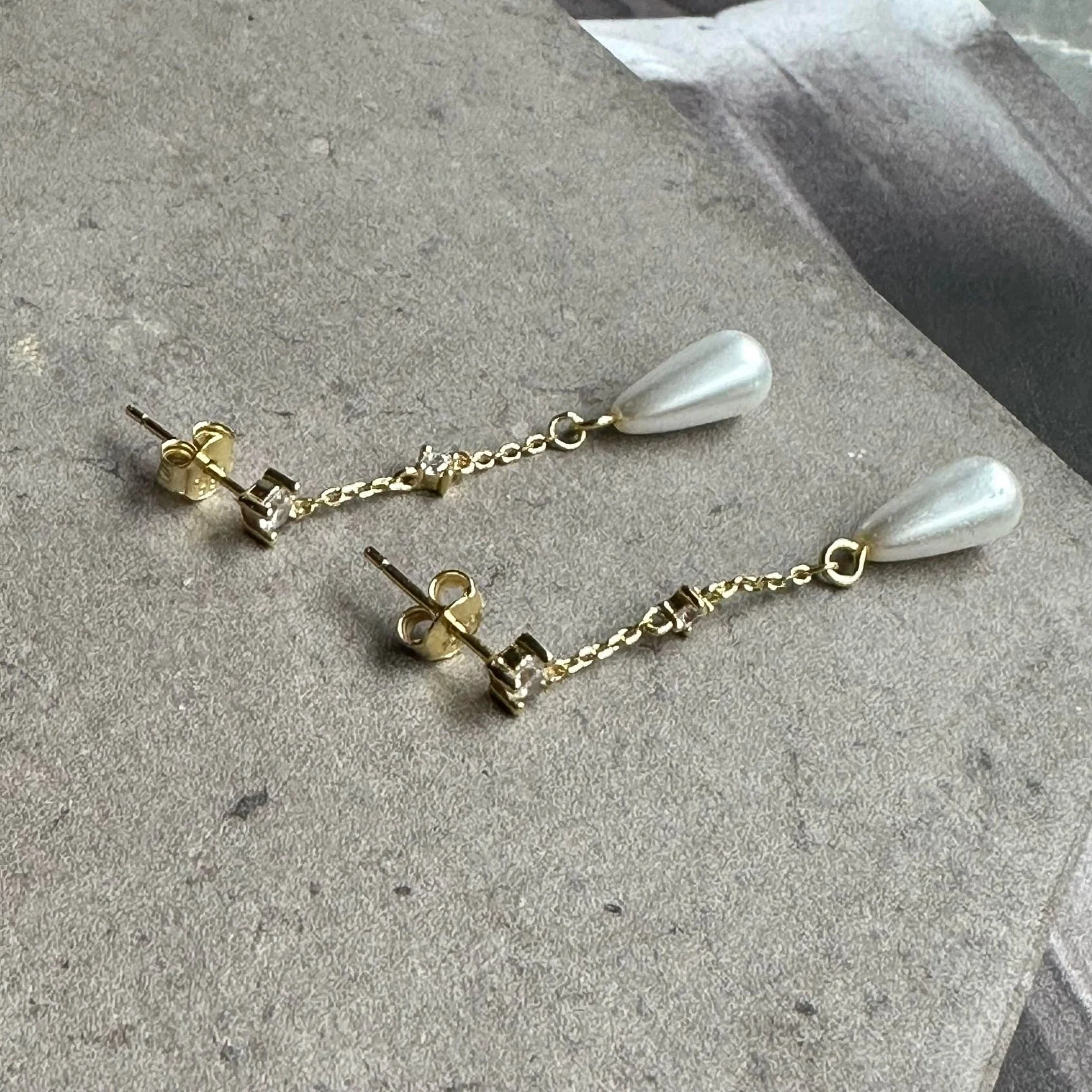 Øreringer Mischa 18K forgylt sterling sølv - Image 5