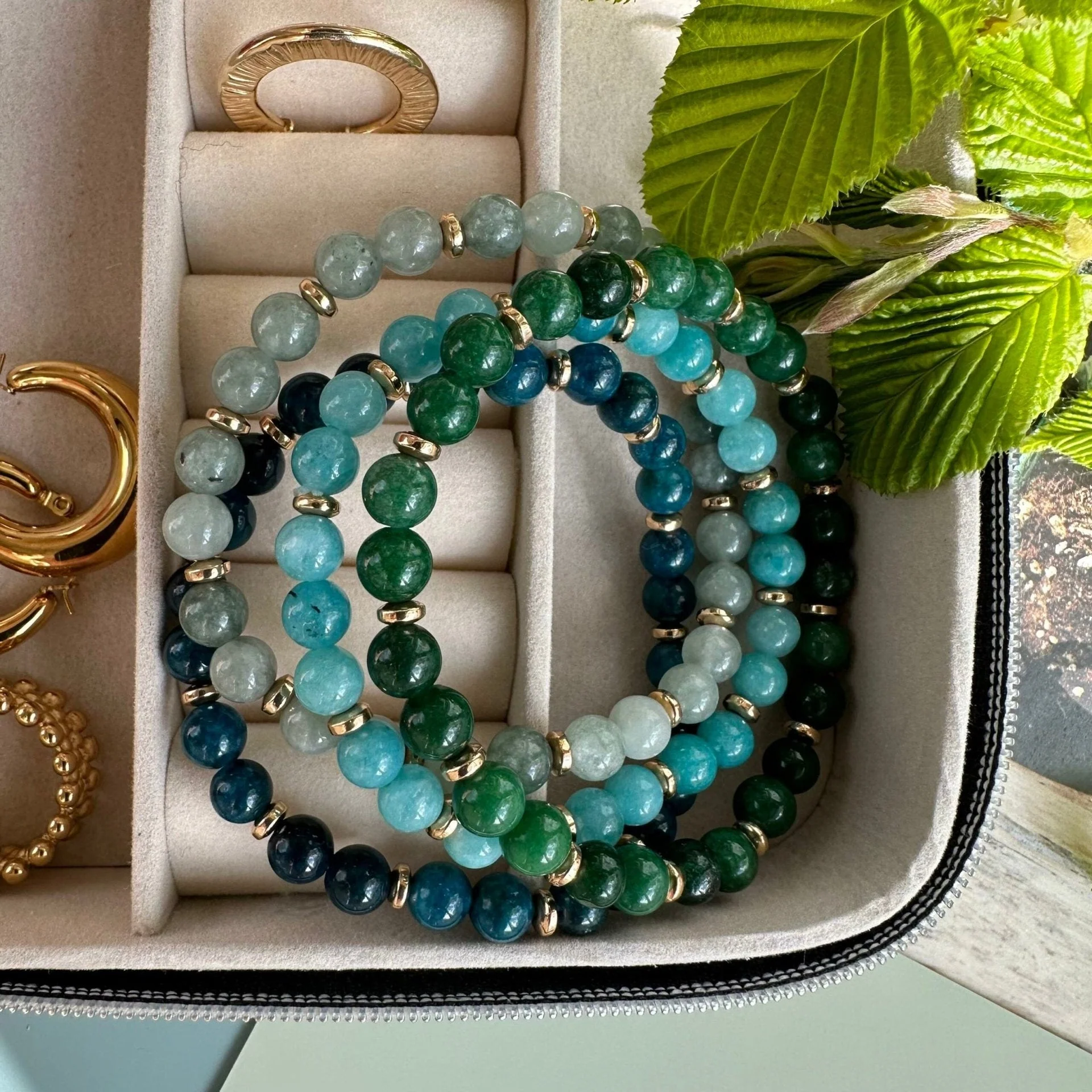 Armbånd Mollie – Grønn miks - Image 5