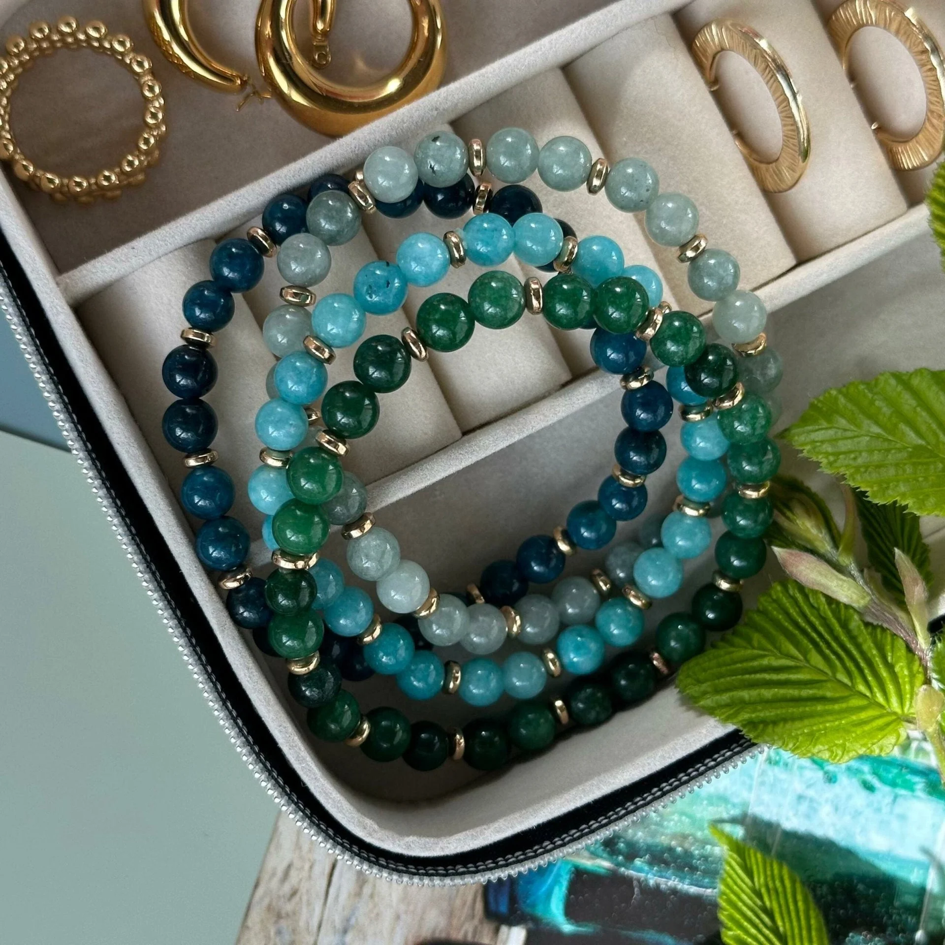 Armbånd Mollie – Grønn miks - Image 7