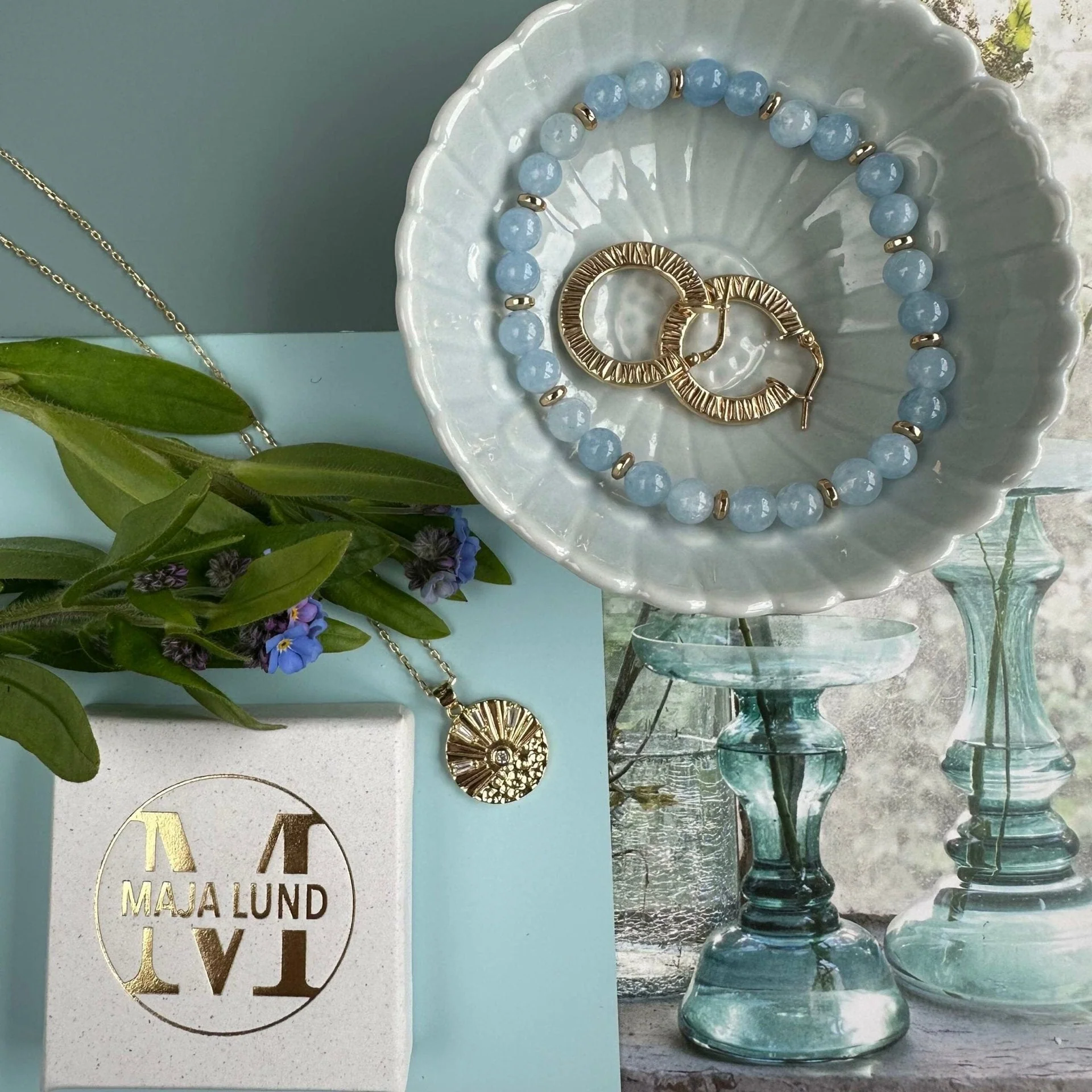 Armbånd Mollie Soft blue - Image 2