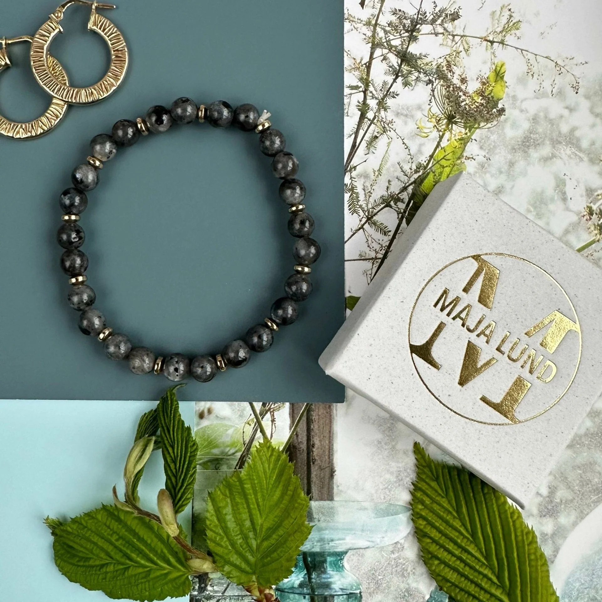 Armbånd Mollie – Black stone - Image 5