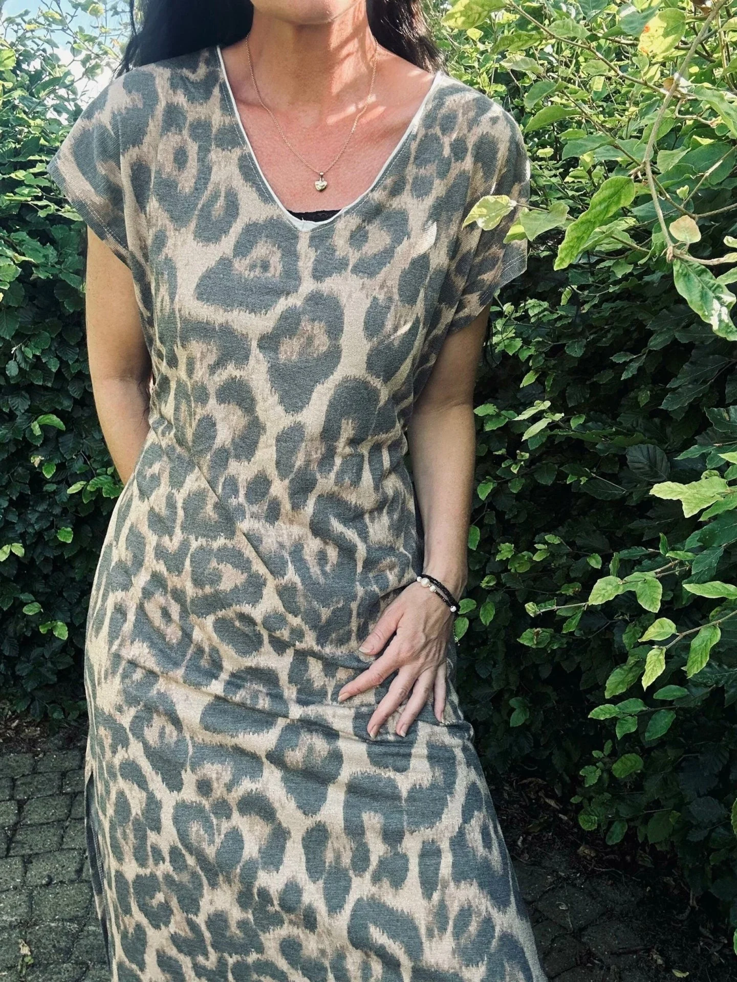 Kjole Soft leopard