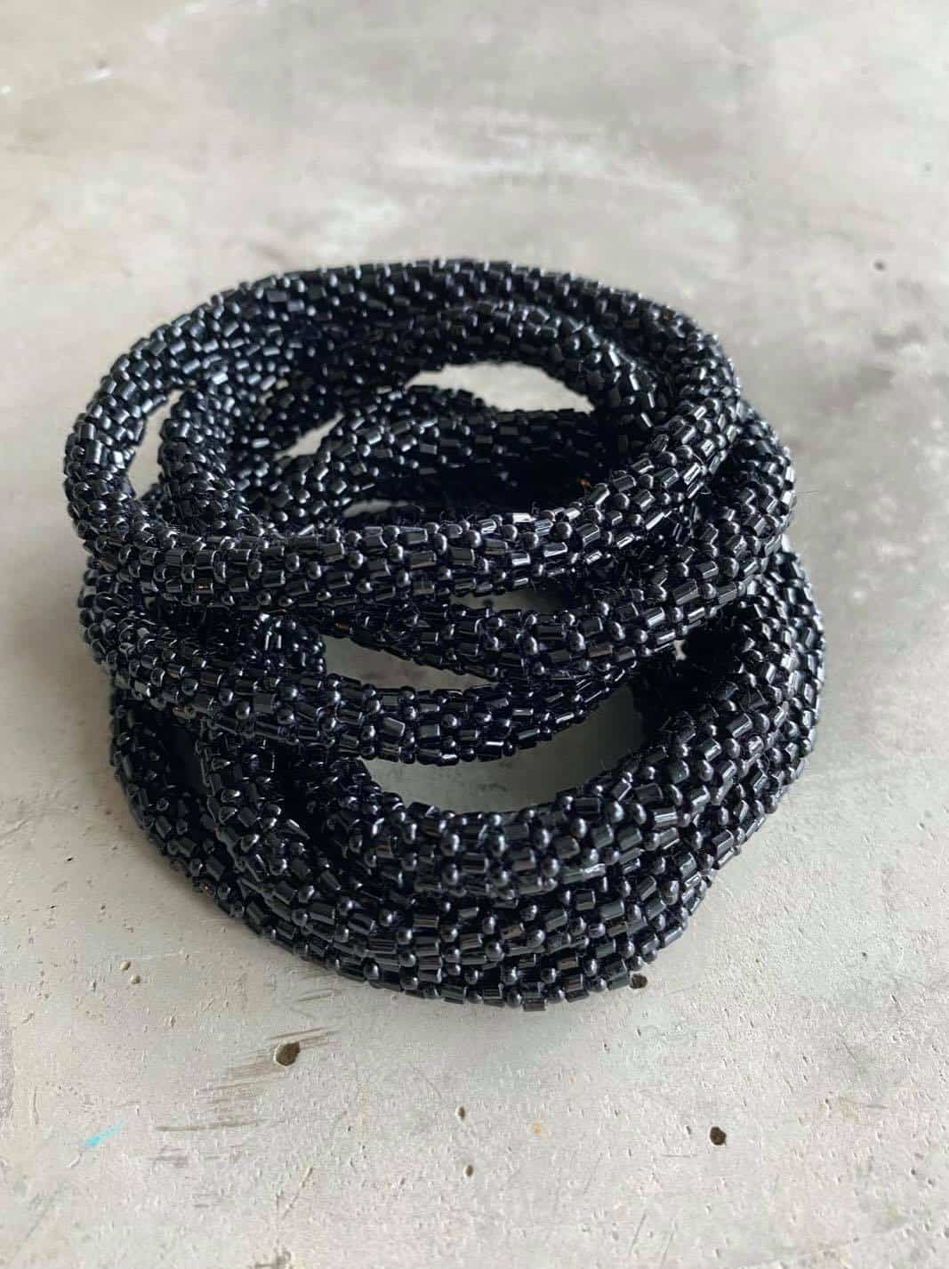 Nepal armbånd – Svart