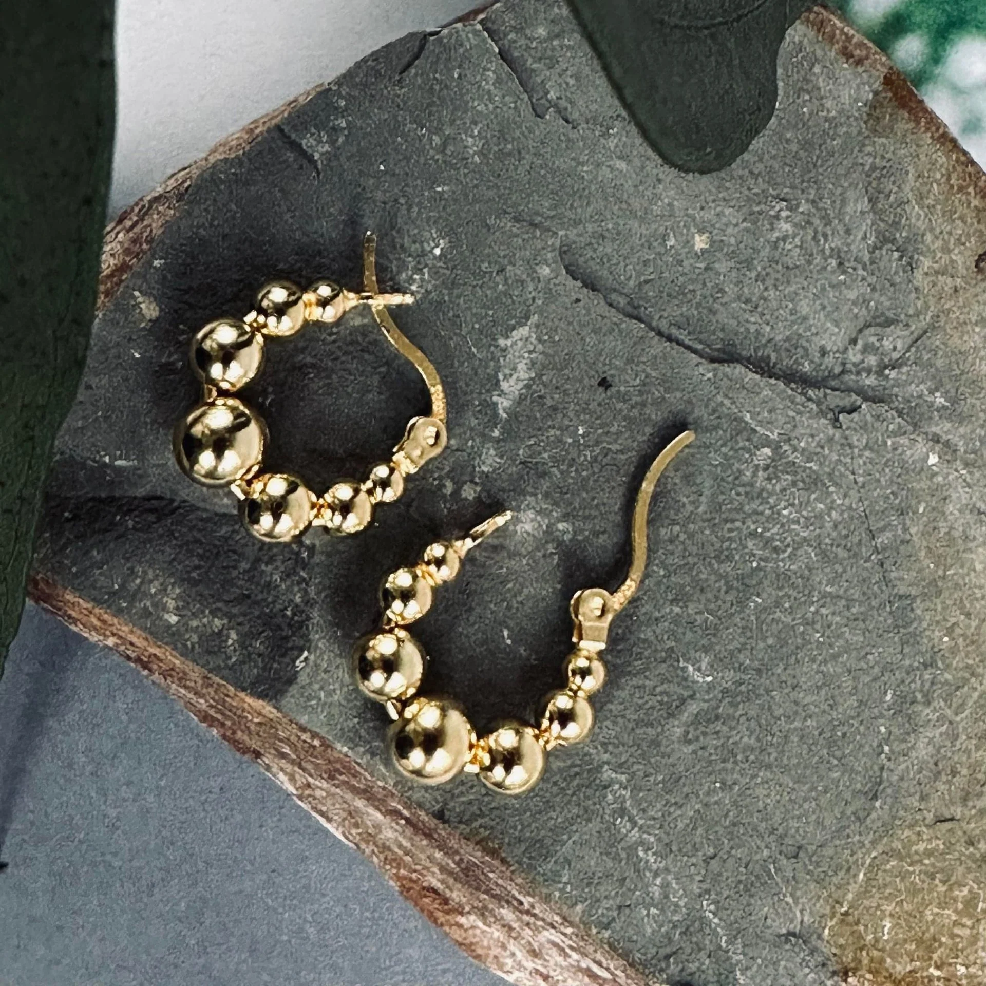 Øreringer Nilena 18k forgylt sterling sølv - Image 5