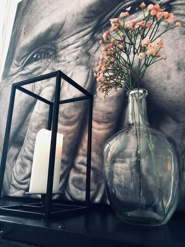 Flaske / vase i klart glass - Image 2