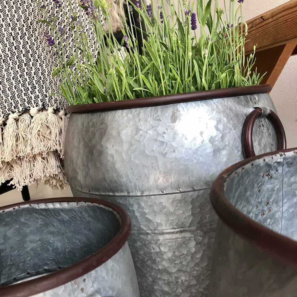 Sinkbøtte til blomster eller oppbevaring - Liten - Image 2