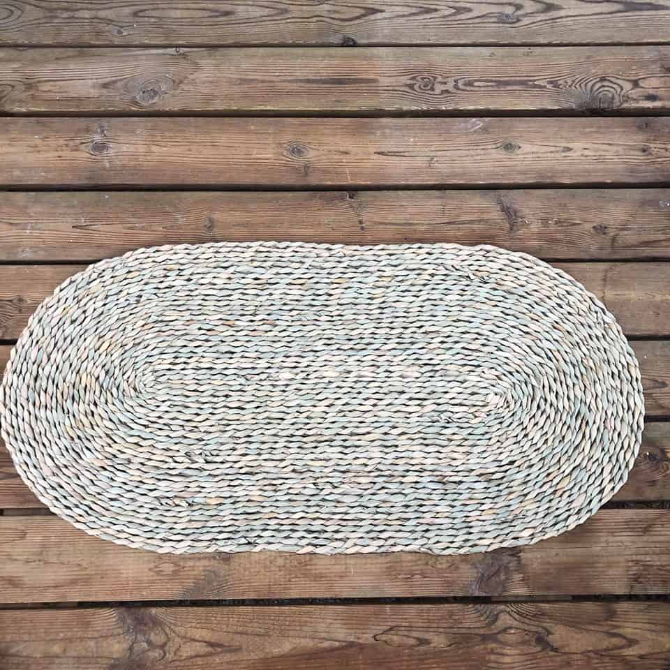 Super deilig oval Natur - matte av palmeblader - Image 3