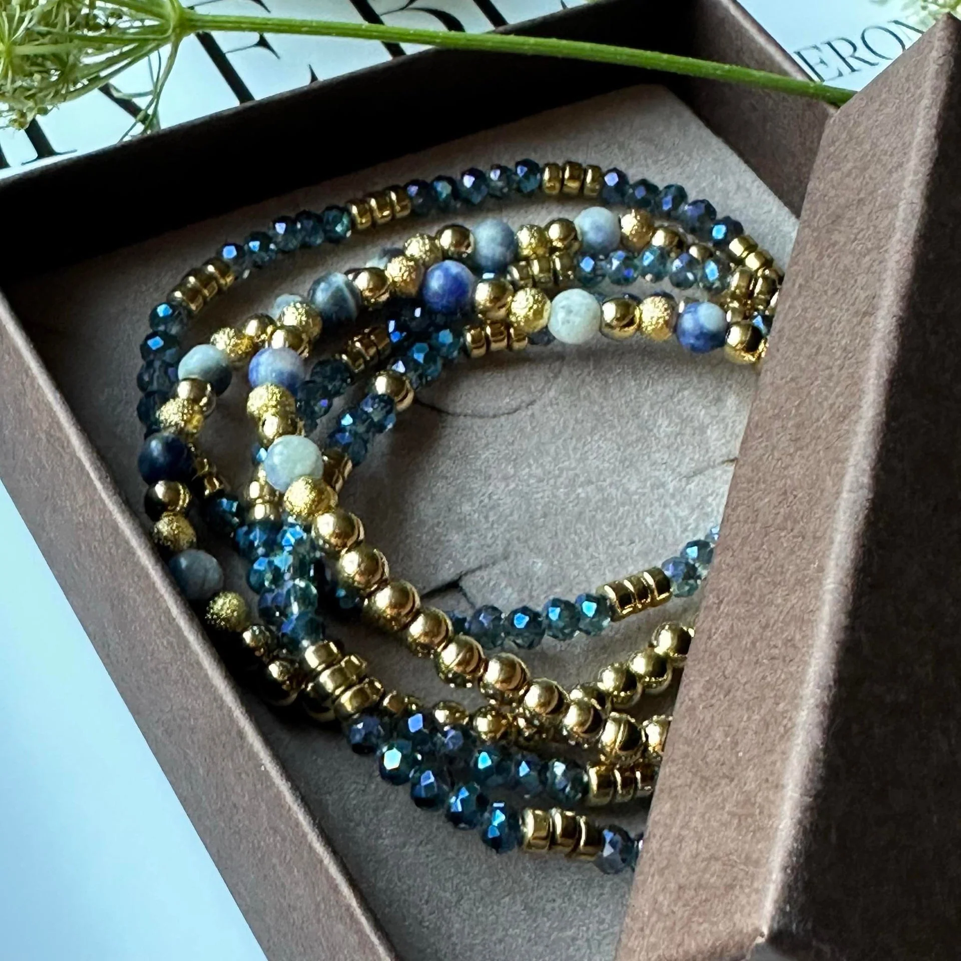 Armbånd Ofelia Navy - Sett med 5 armbånd - Image 9
