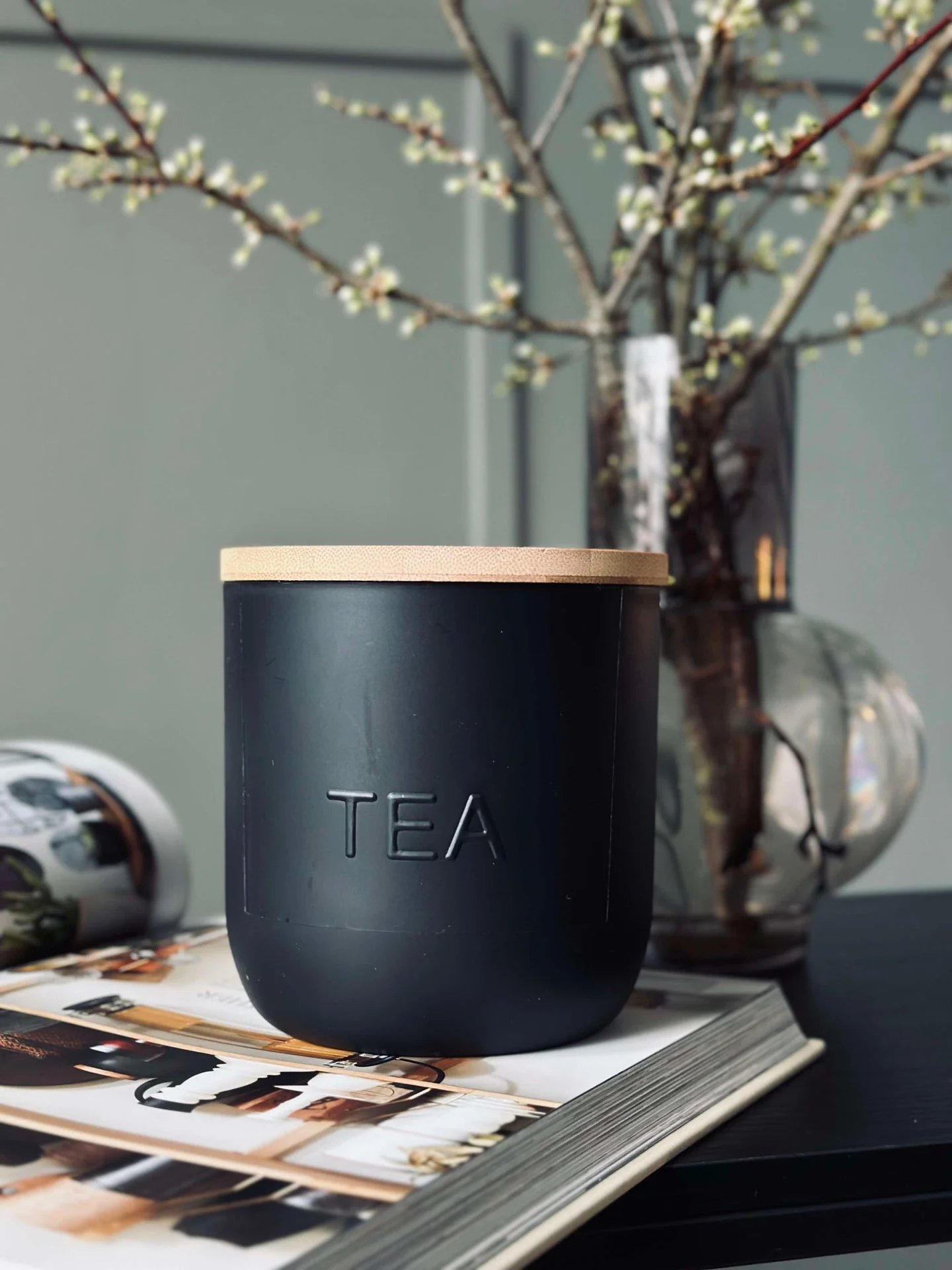 Oppbevaringskrukke med lokk - TEA - Image 4