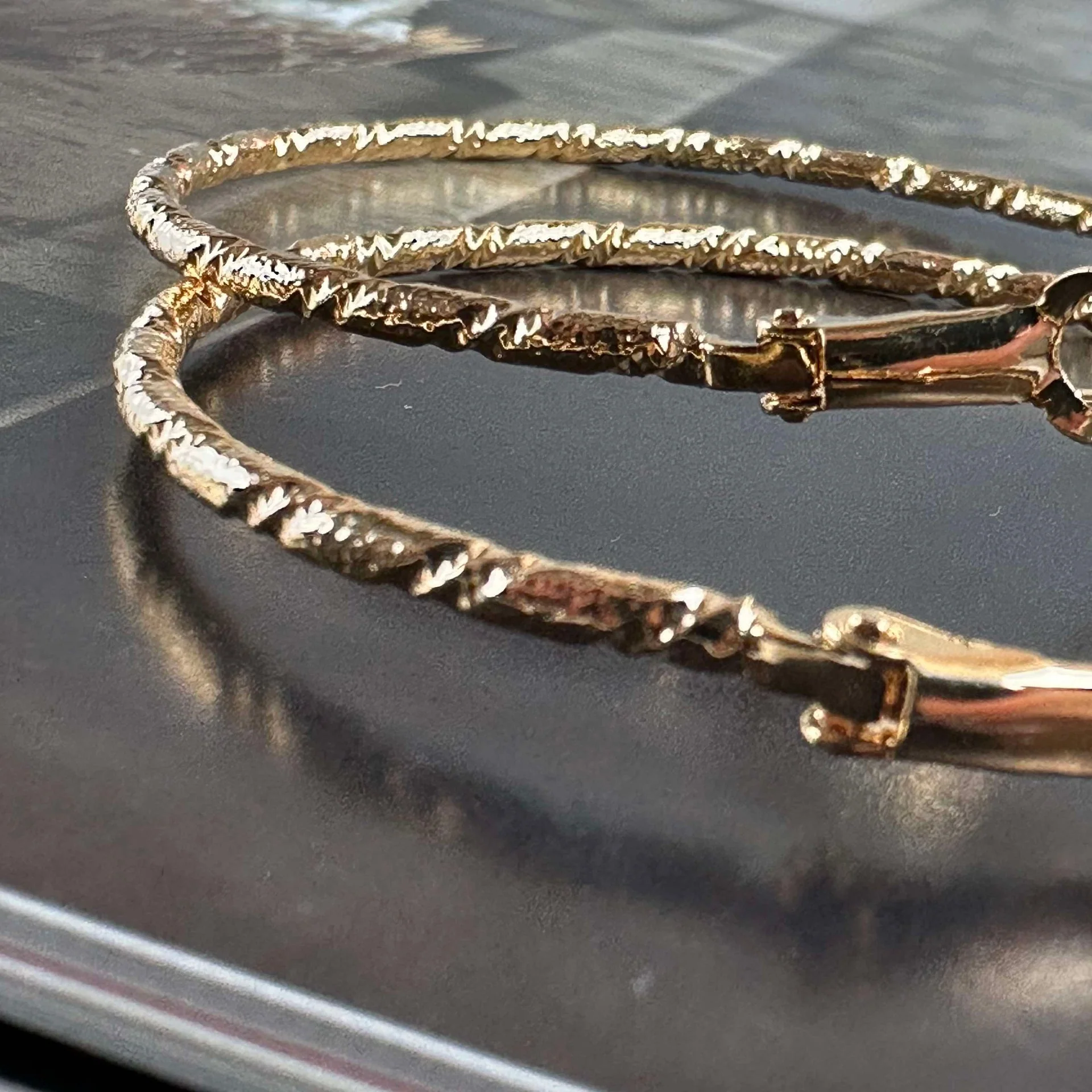 Øreringer ISADORA Hoops 18K forgylt - Image 4