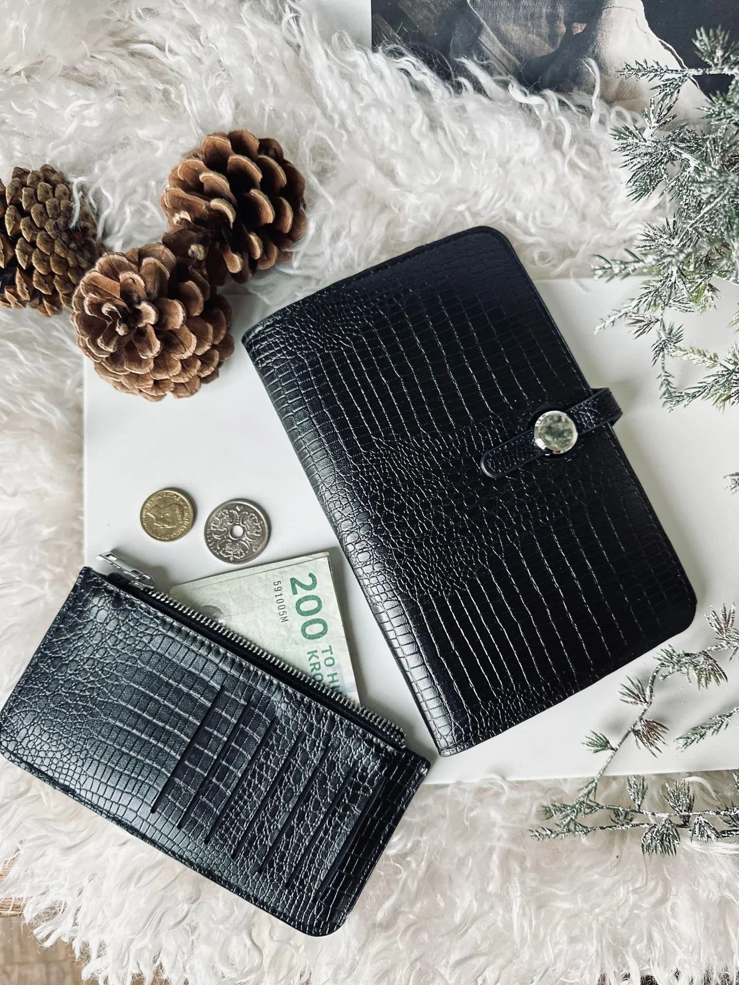 Organiser m. Pung MONET Black