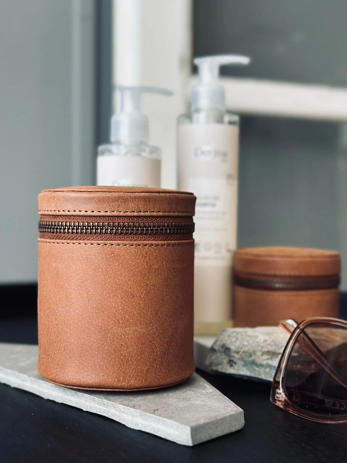Organiser Leather - Big cognac - Image 2