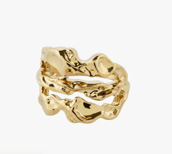 Organisk gullbelagt ring - Image 2