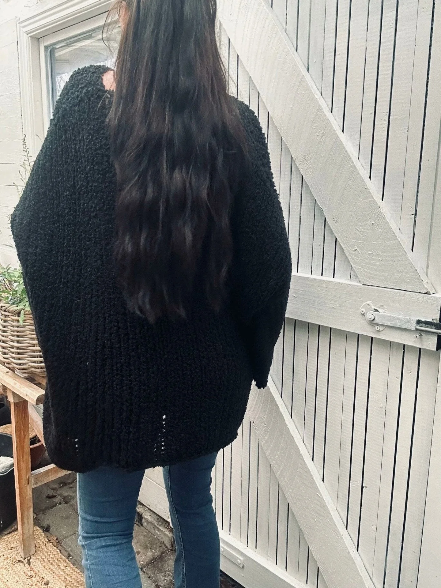 Oversize Cozy – Black - Image 3
