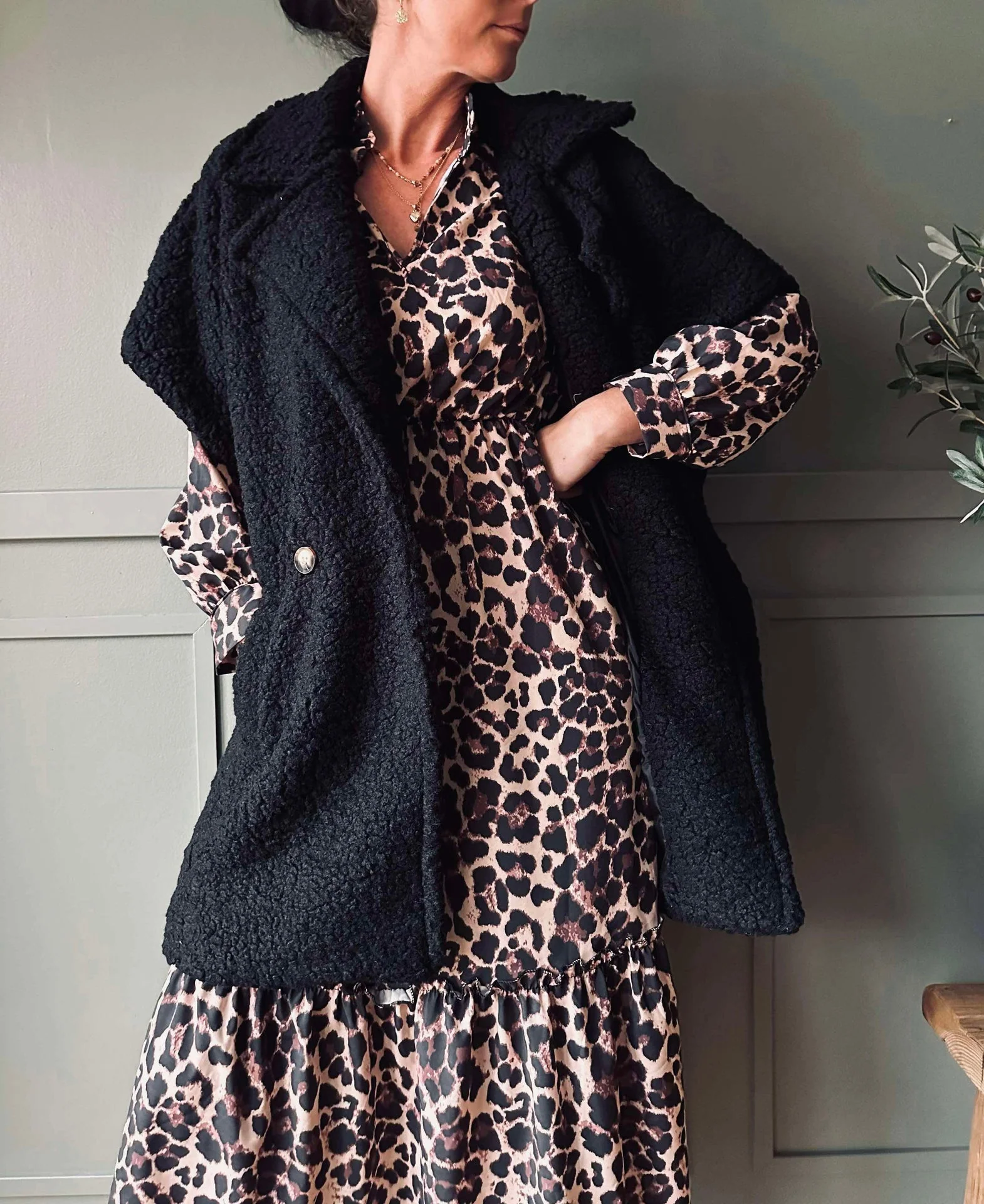 Vest oversize Molly Black